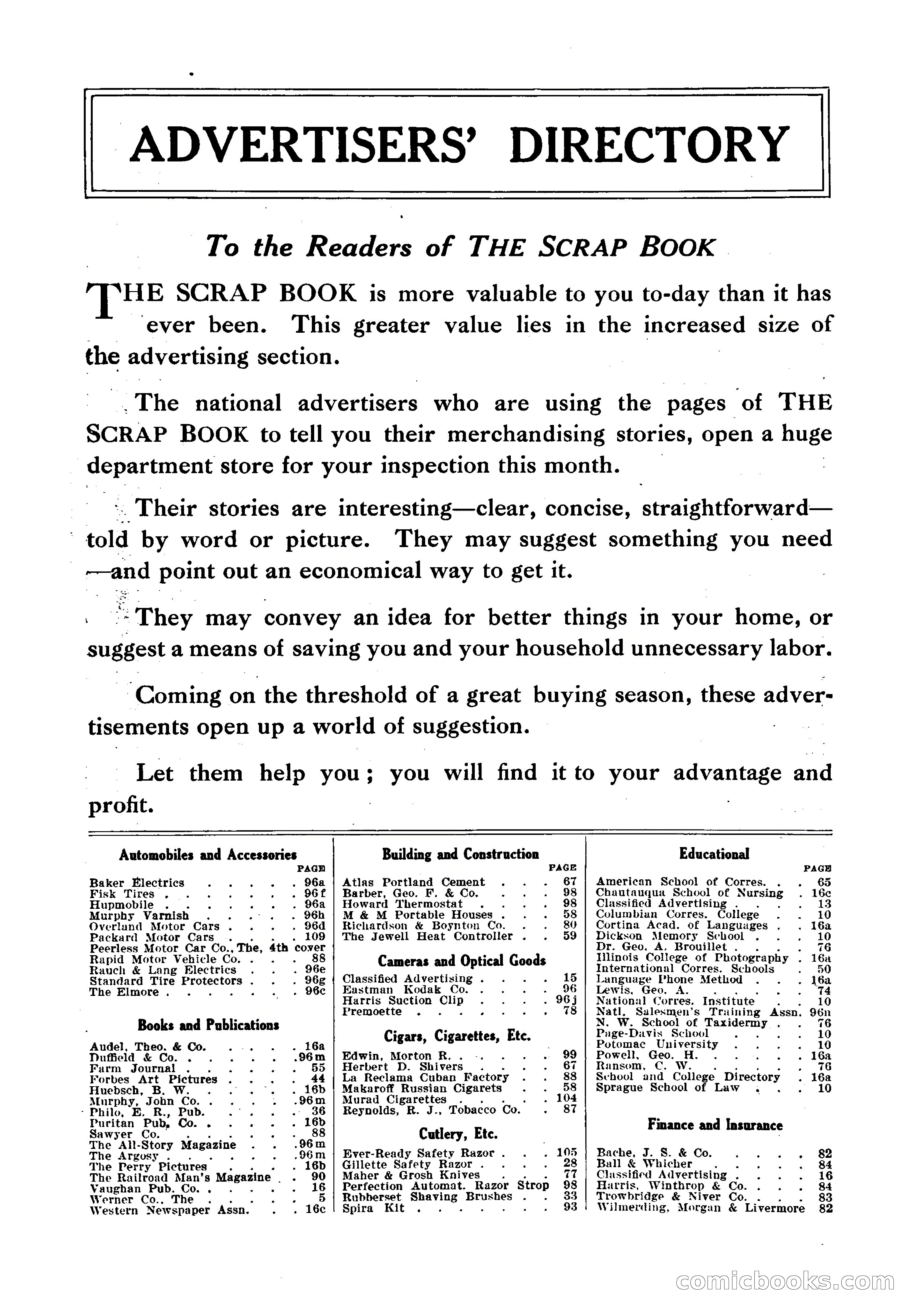 The Scrap Book, December 1909 — page 9 of 296
