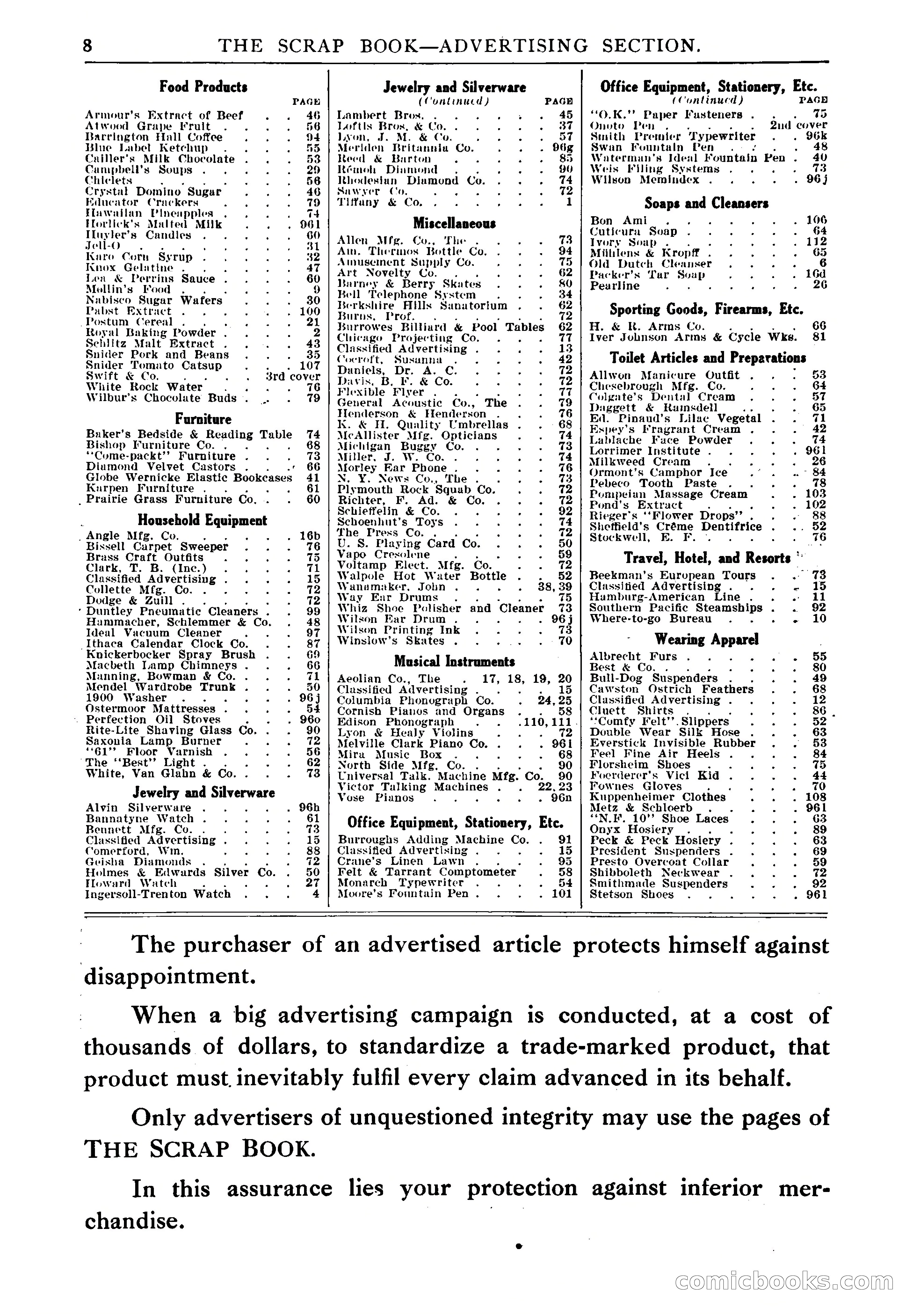 The Scrap Book, December 1909 — page 10 of 296