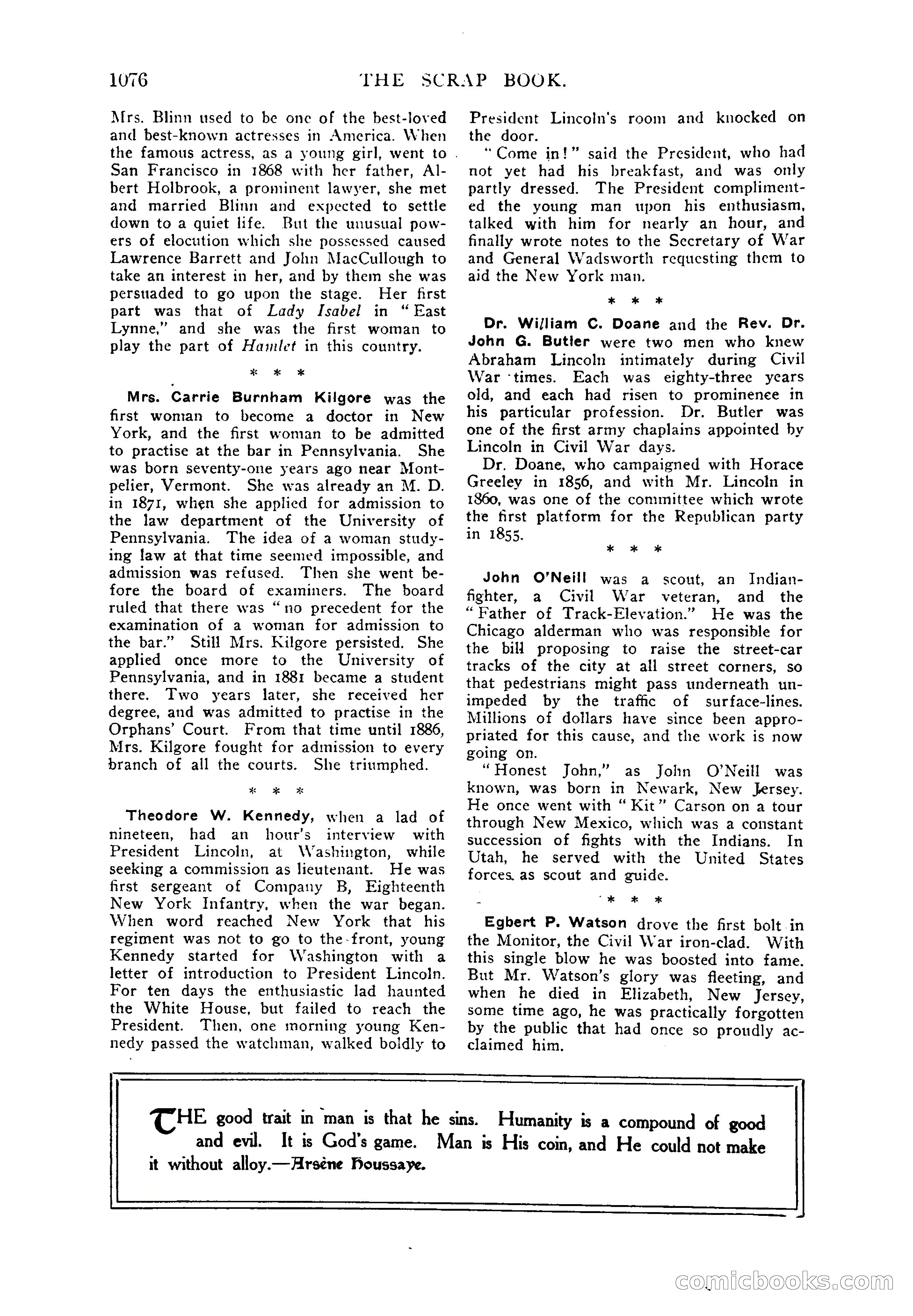 The Scrap Book, December 1909 — page 150 of 296