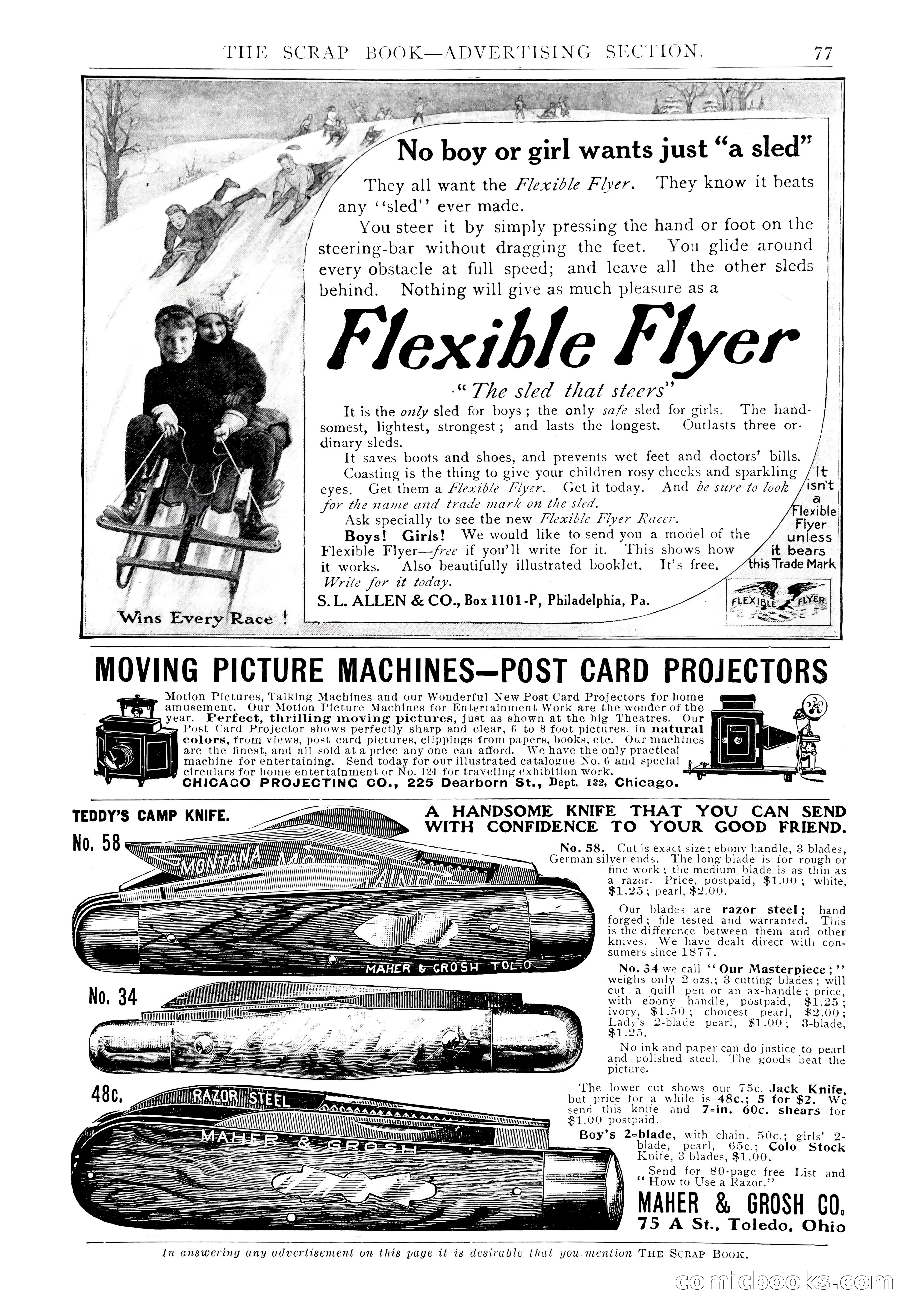 The Scrap Book, December 1909 — page 243 of 296