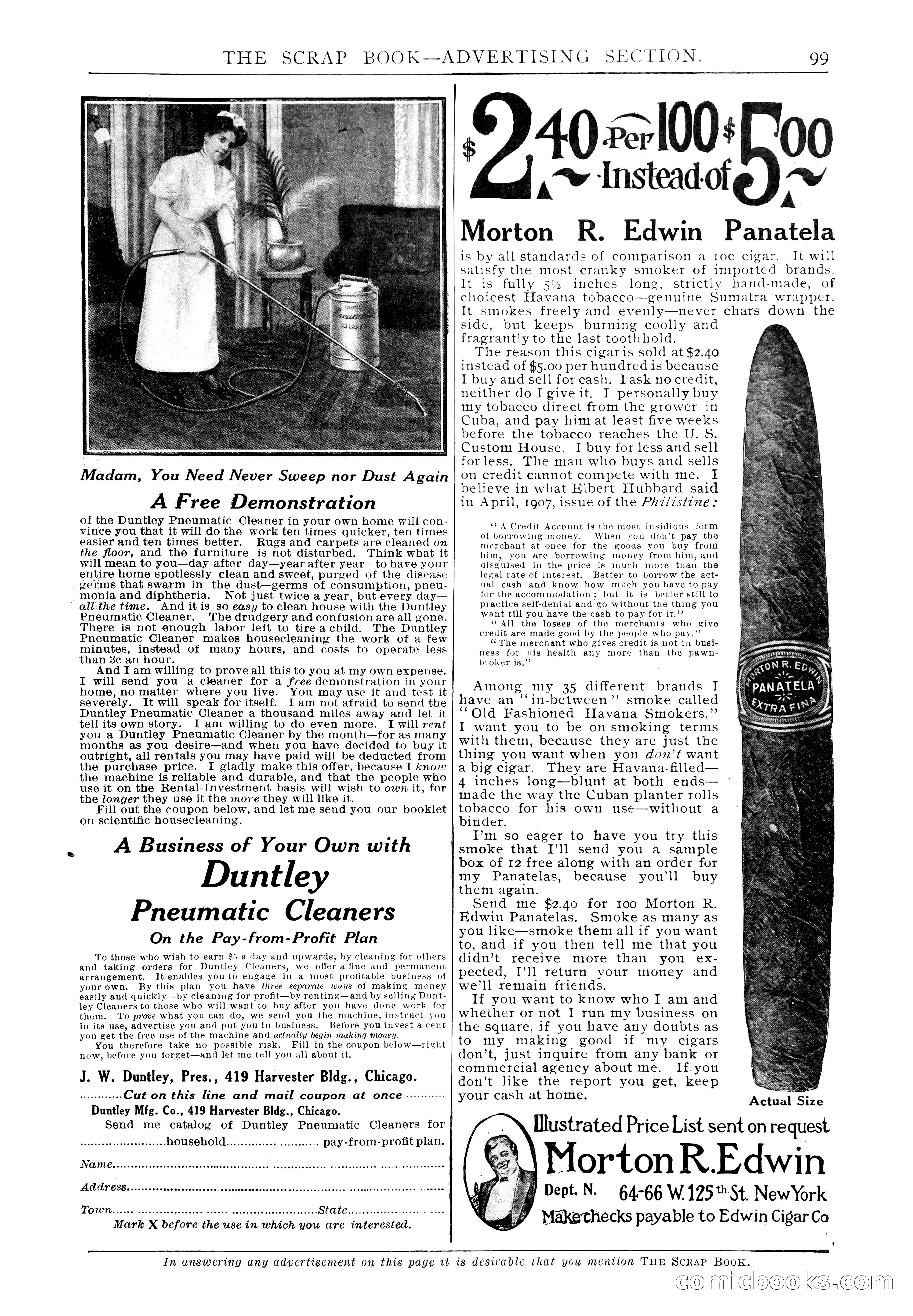 The Scrap Book, December 1909 — page 281 of 296
