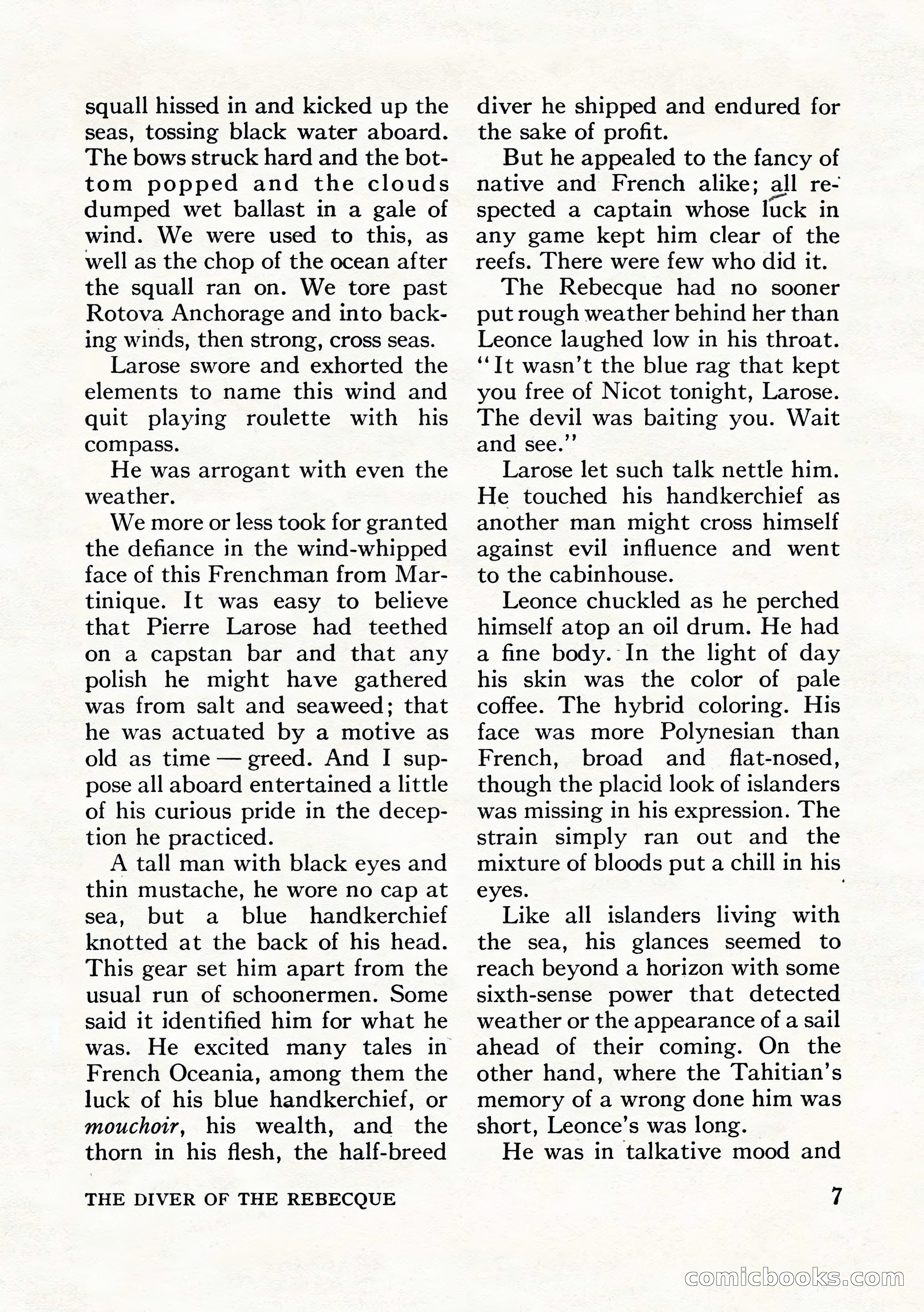 The Seven Seas, Winter 1953 — page 7 of 132