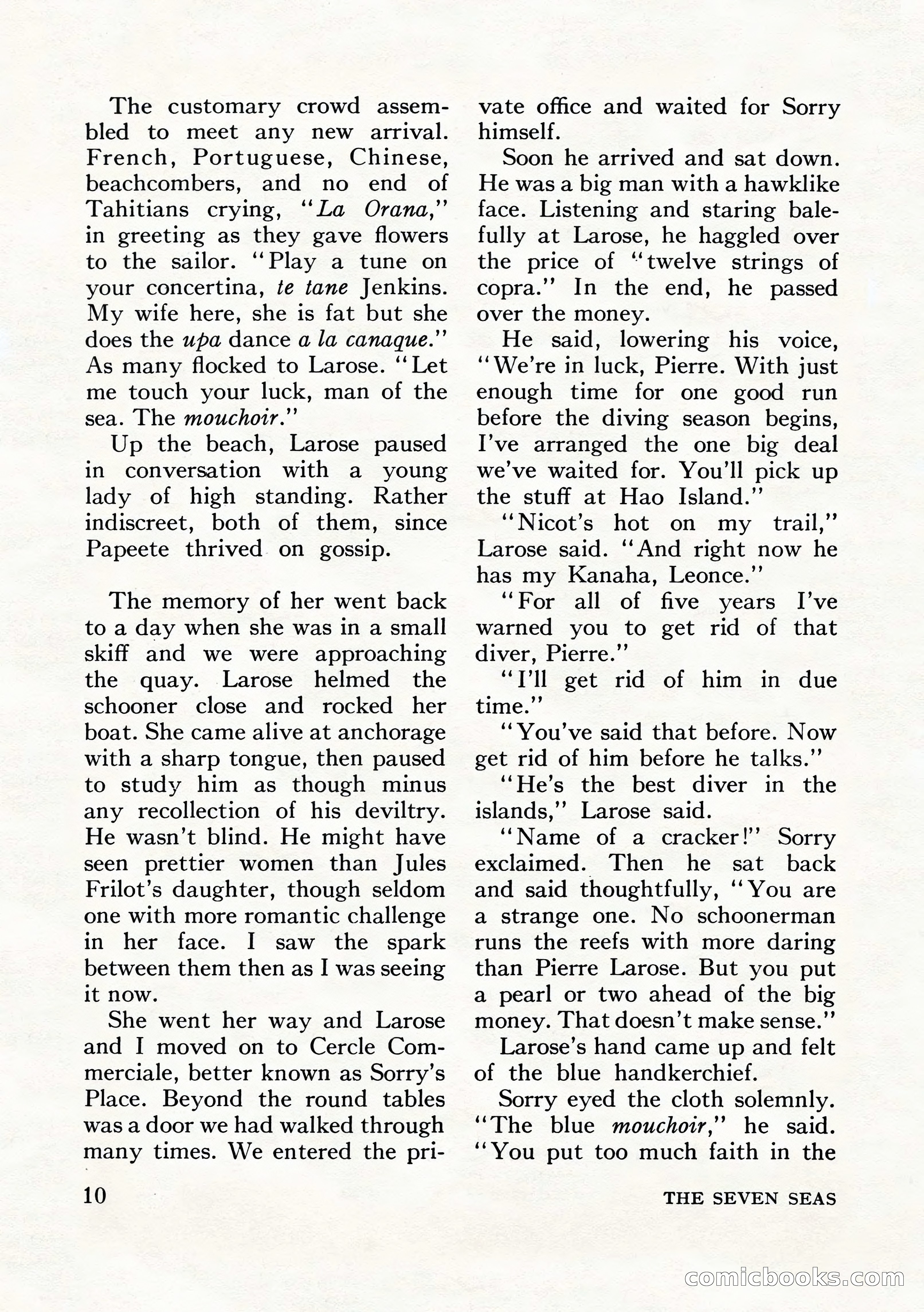 The Seven Seas, Winter 1953 — page 10 of 132