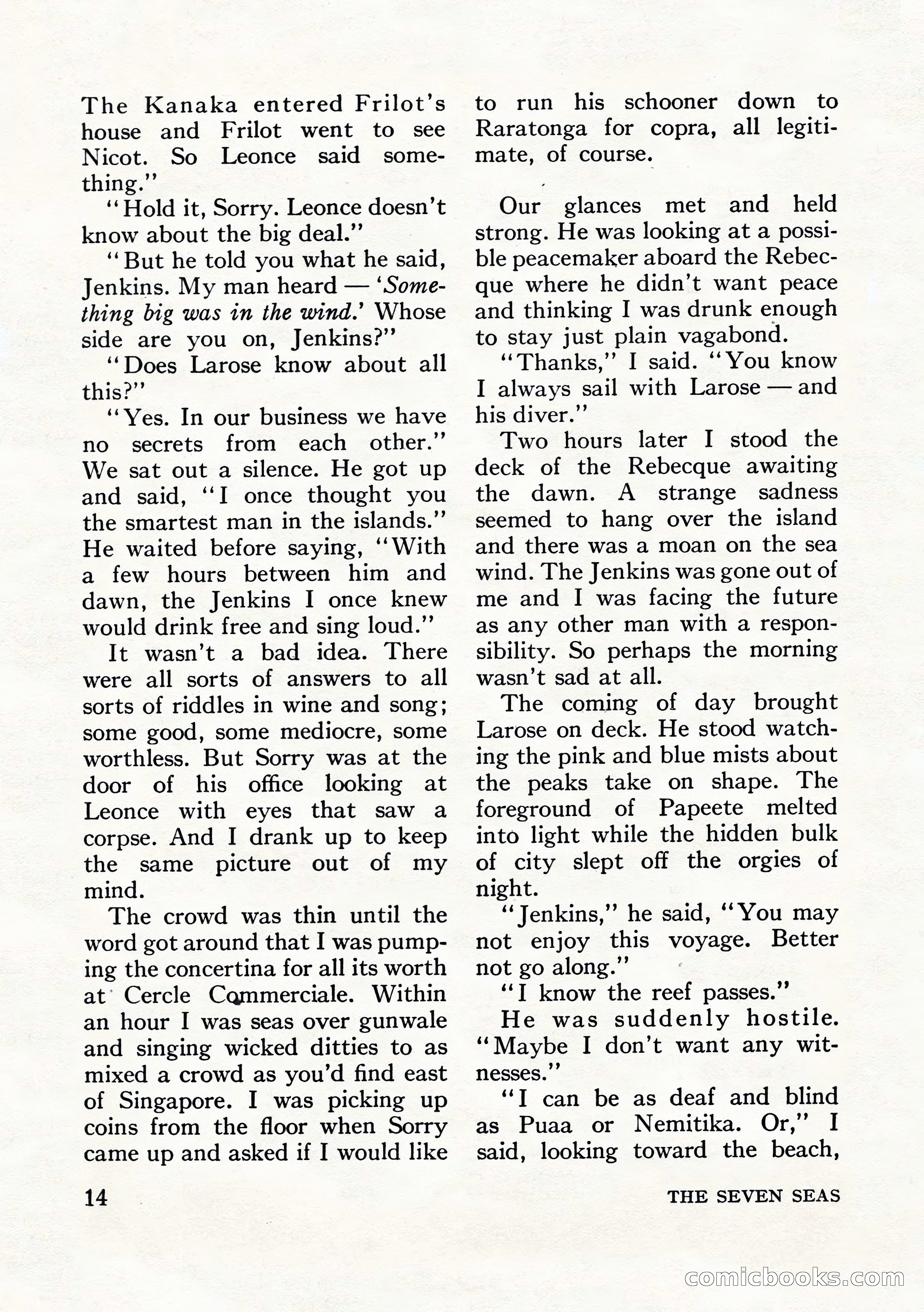 The Seven Seas, Winter 1953 — page 14 of 132