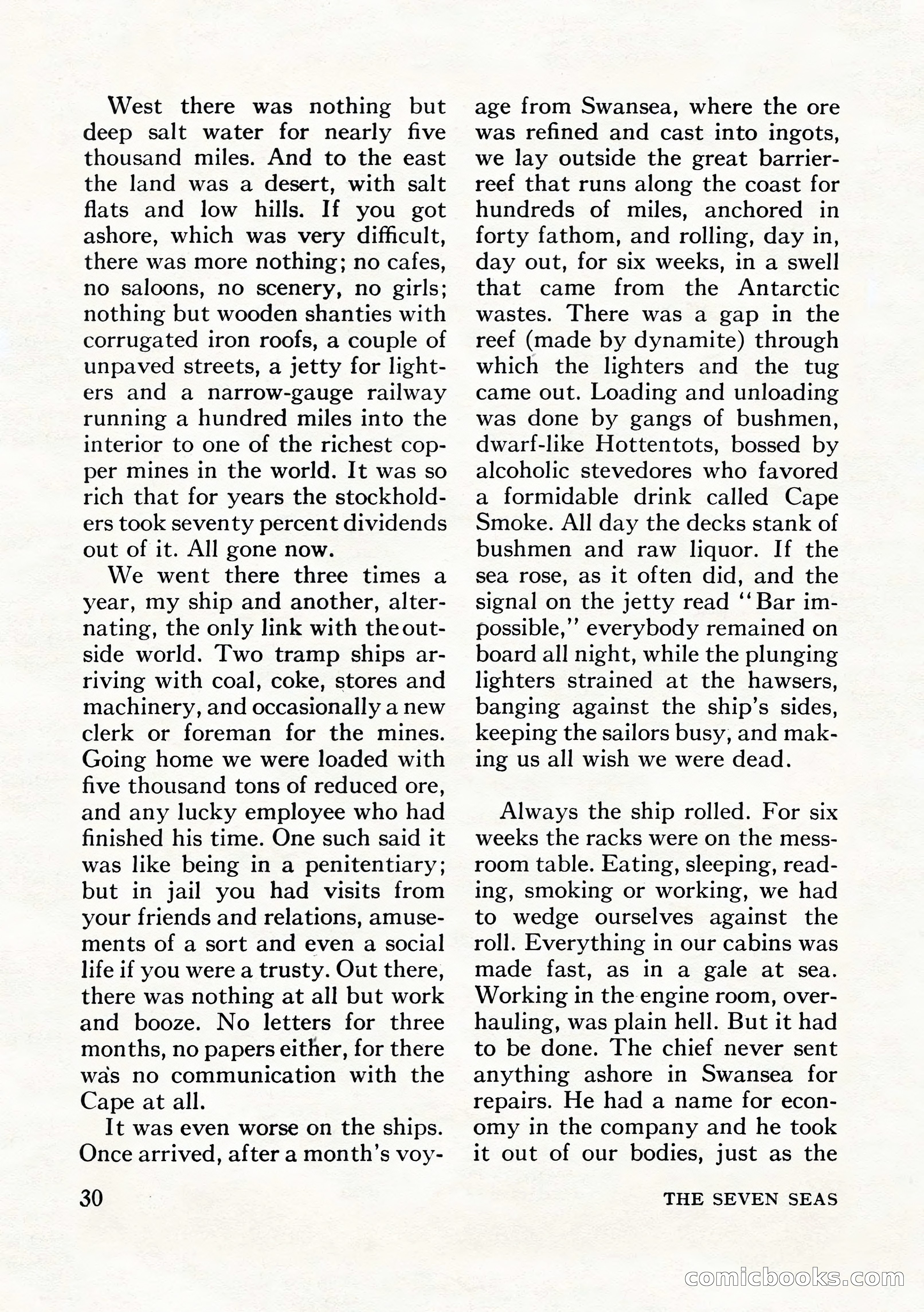 The Seven Seas, Winter 1953 — page 30 of 132