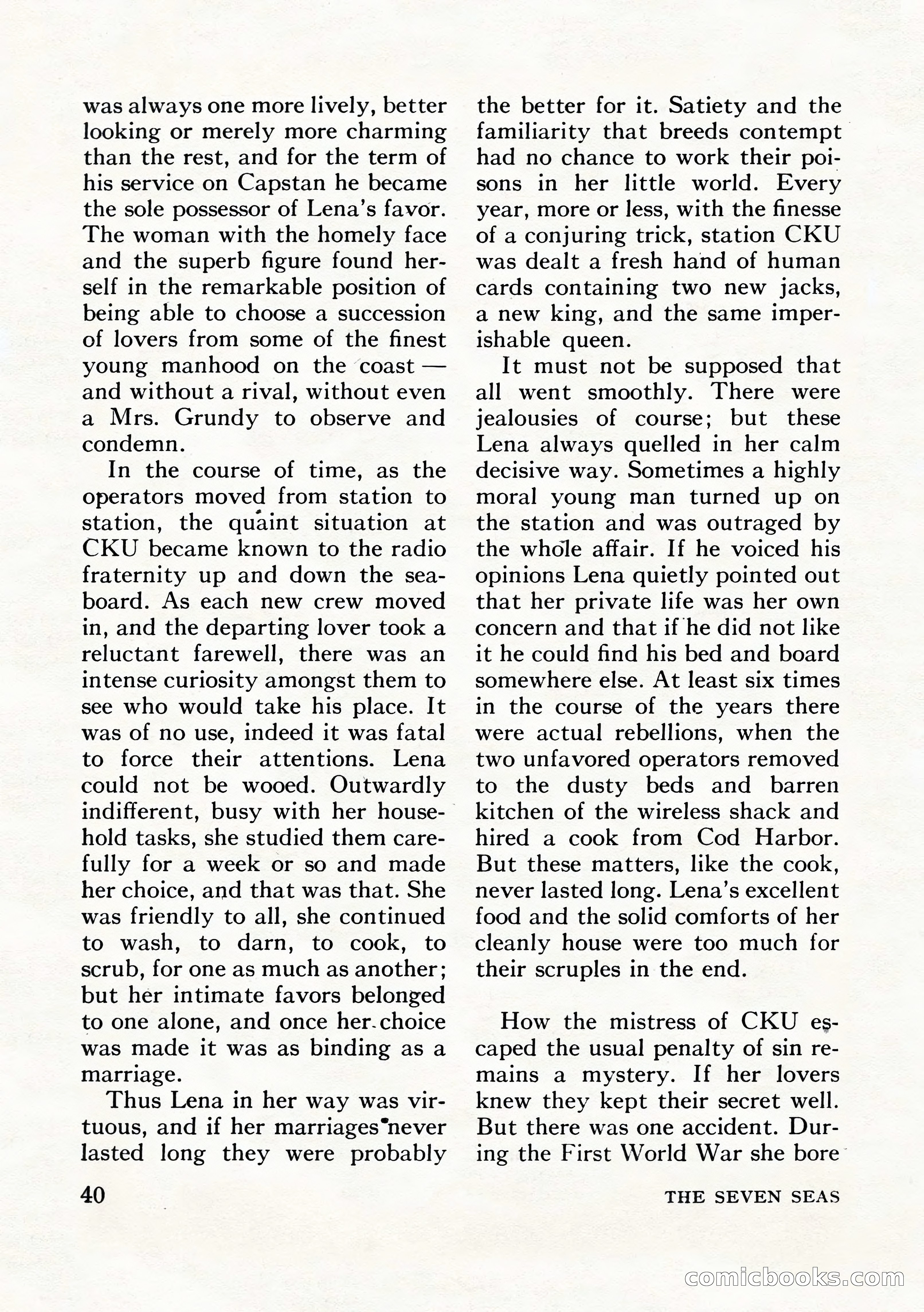 The Seven Seas, Winter 1953 — page 40 of 132