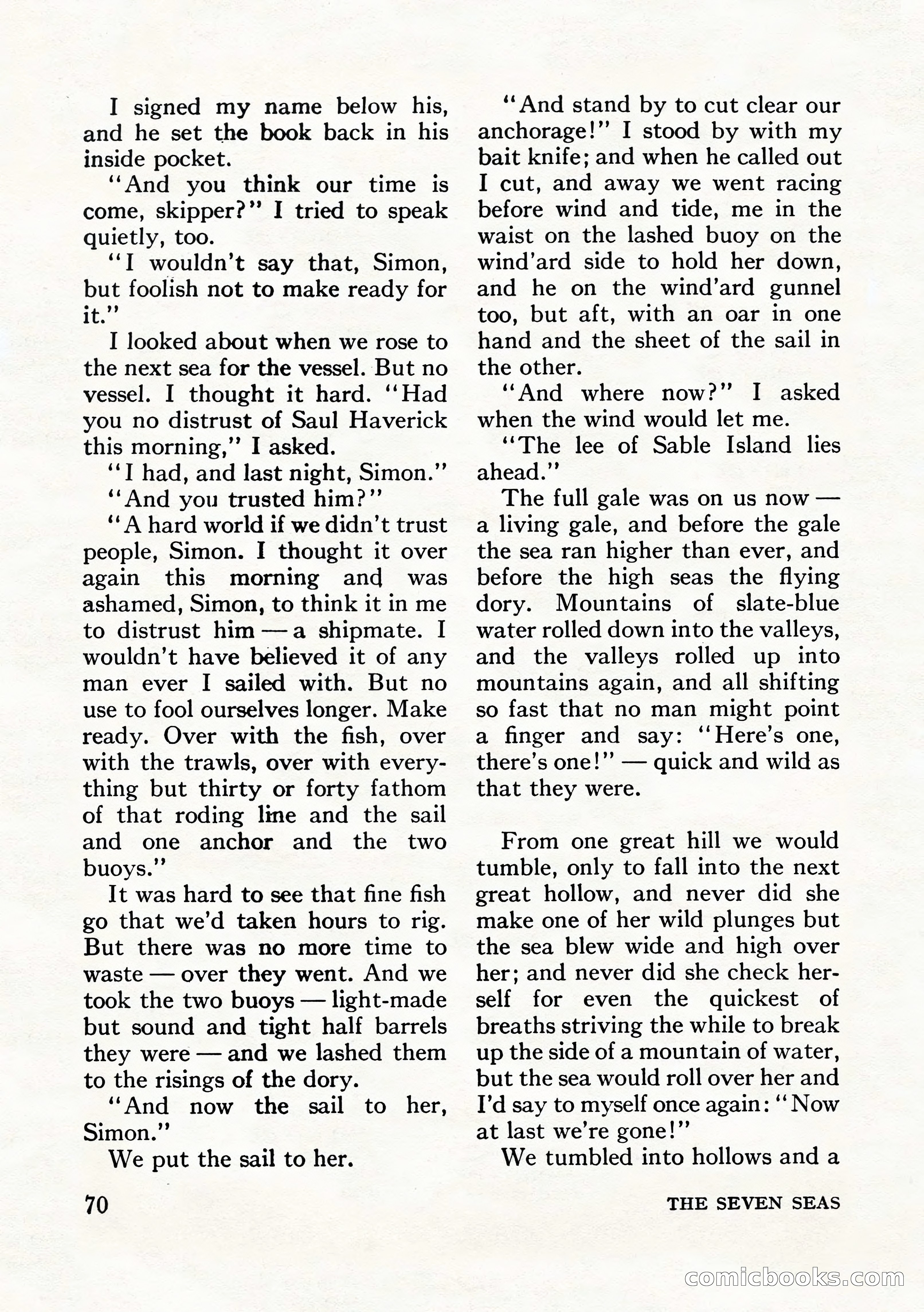 The Seven Seas, Winter 1953 — page 70 of 132
