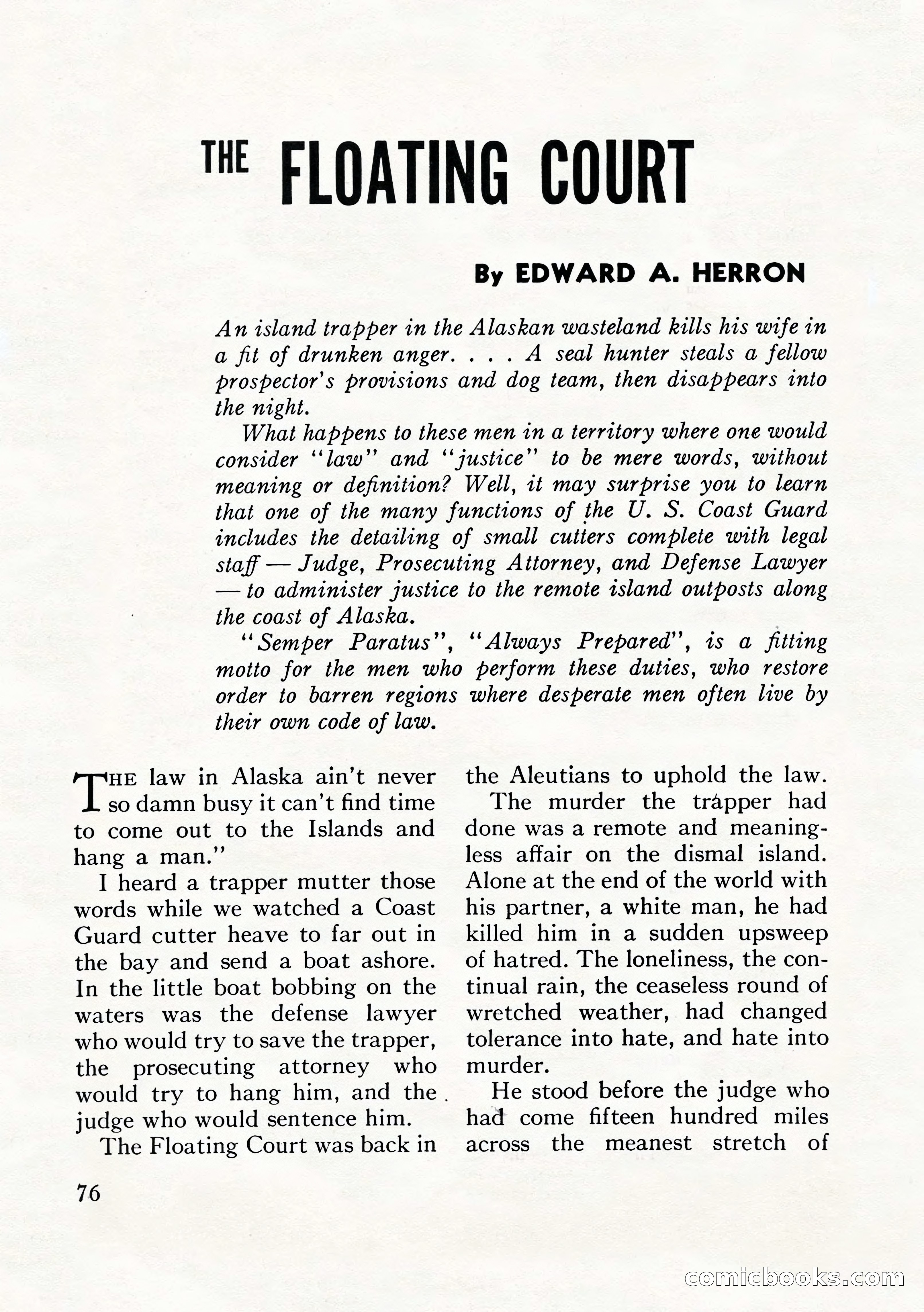 The Seven Seas, Winter 1953 — page 76 of 132