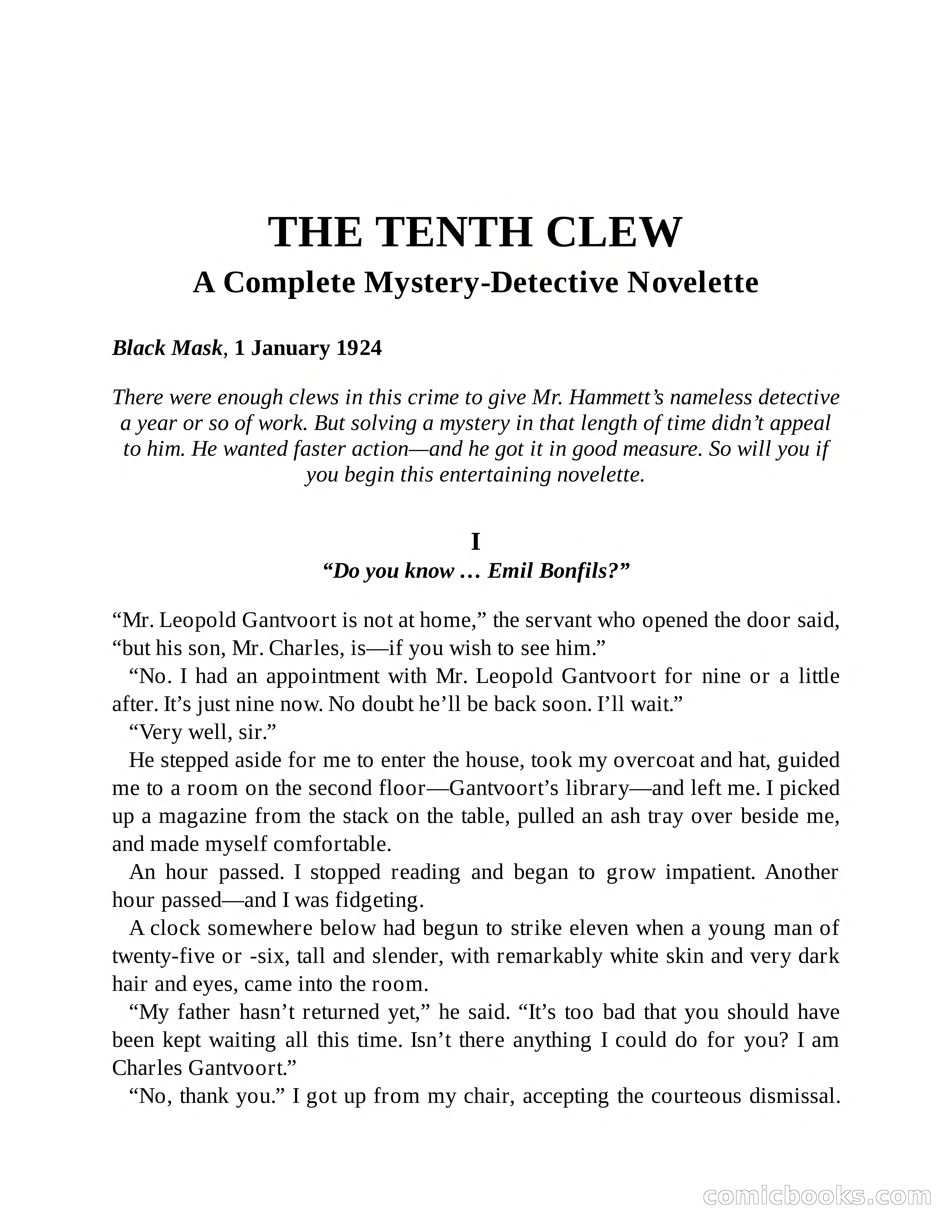 The Black Mask — page 2 of 259