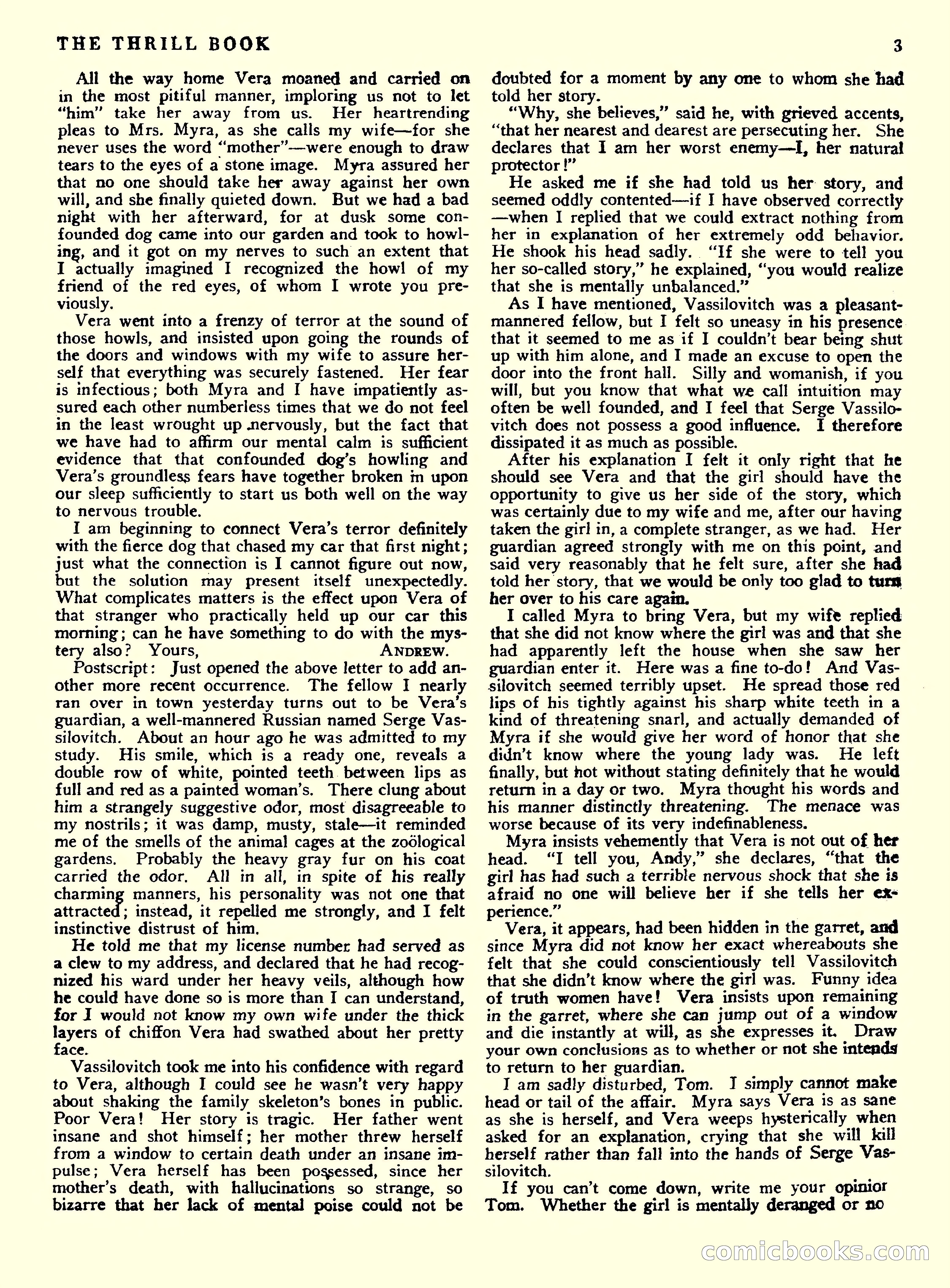 The Thrill Book, Vol. 1, No. 1 — page 5 of 52