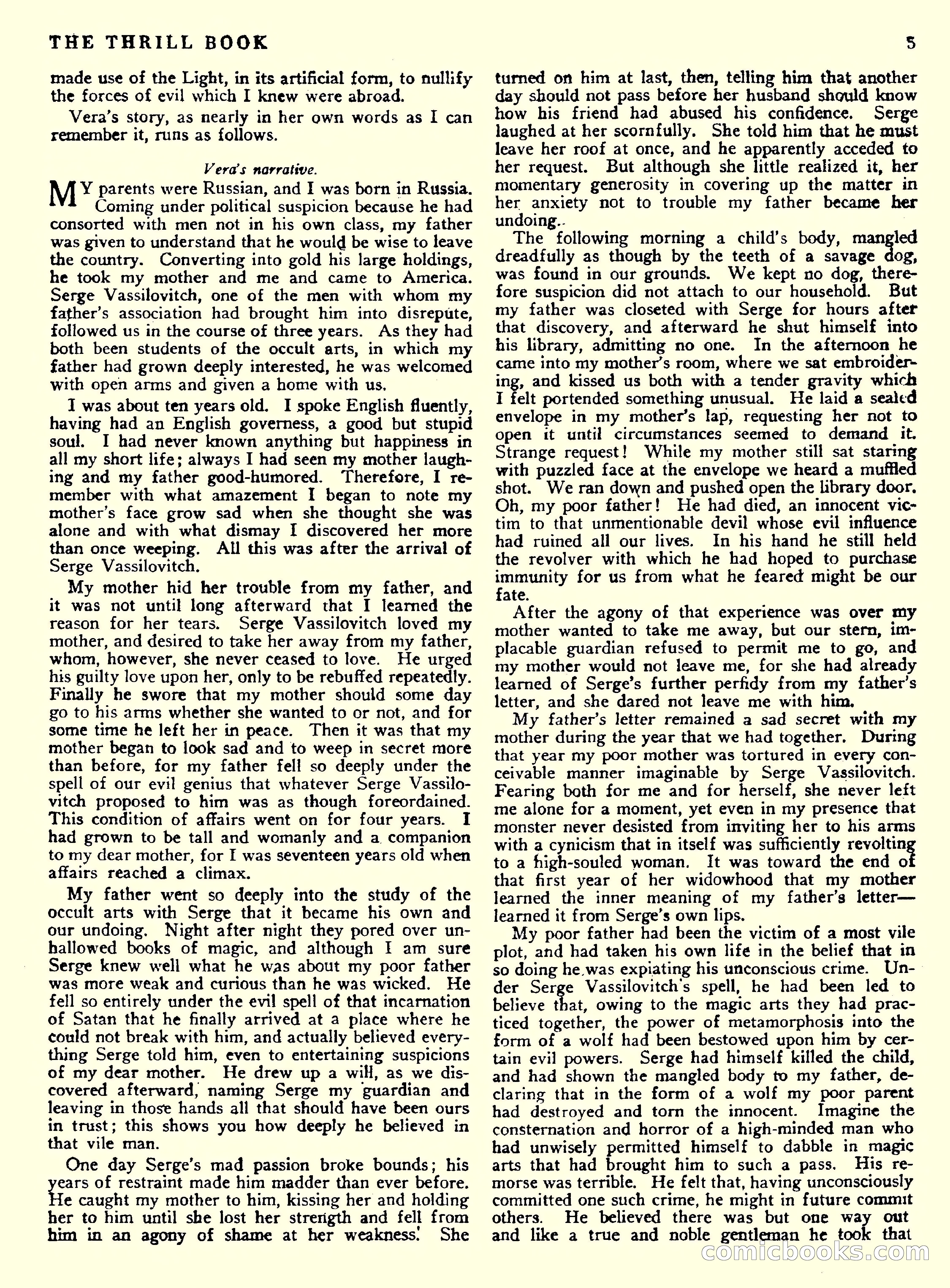 The Thrill Book, Vol. 1, No. 1 — page 7 of 52