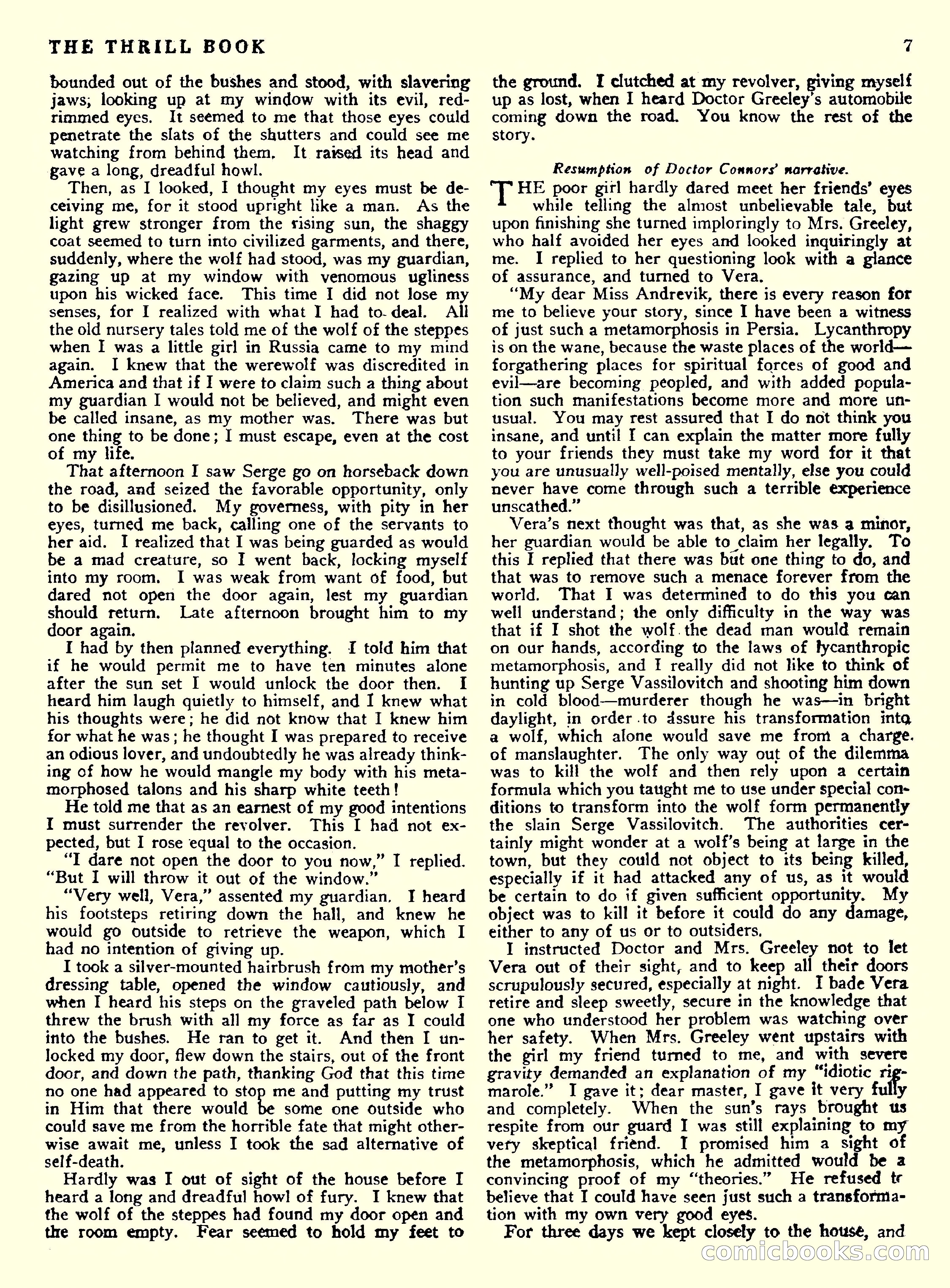 The Thrill Book, Vol. 1, No. 1 — page 9 of 52