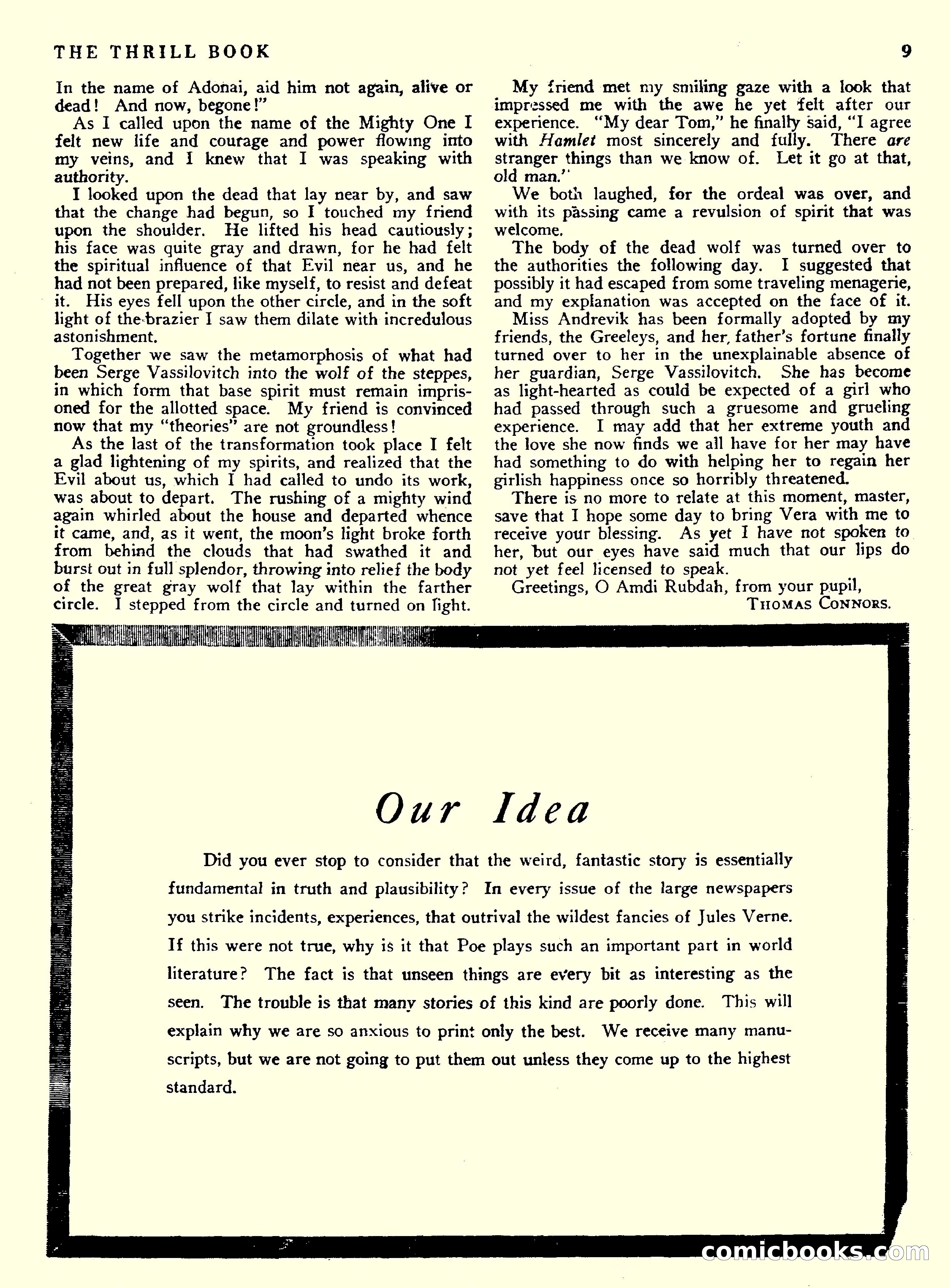 The Thrill Book, Vol. 1, No. 1 — page 11 of 52