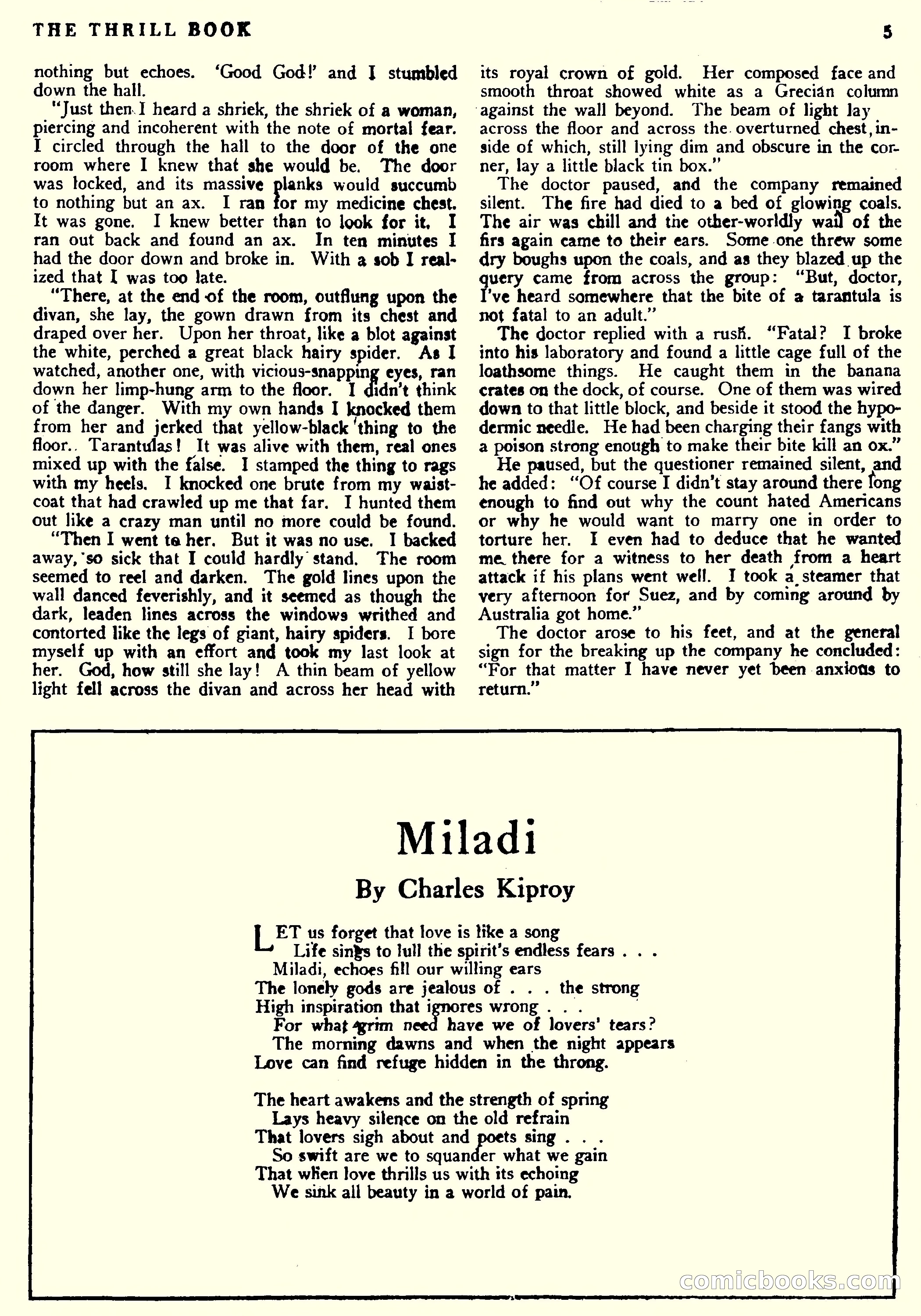 The Thrill Book, Vol. 1, No. 2 — page 7 of 52