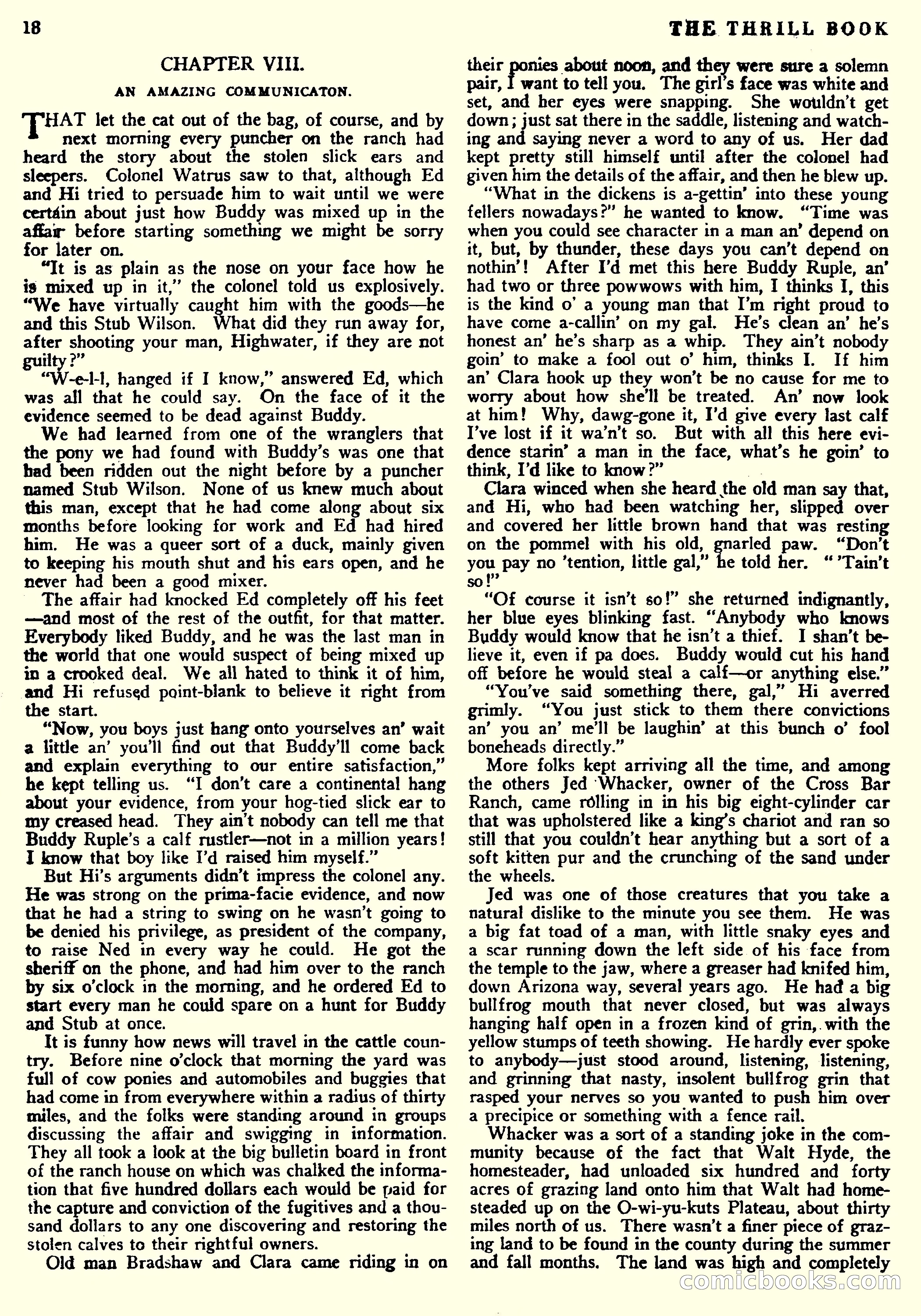 The Thrill Book, Vol. 1, No. 2 — page 20 of 52