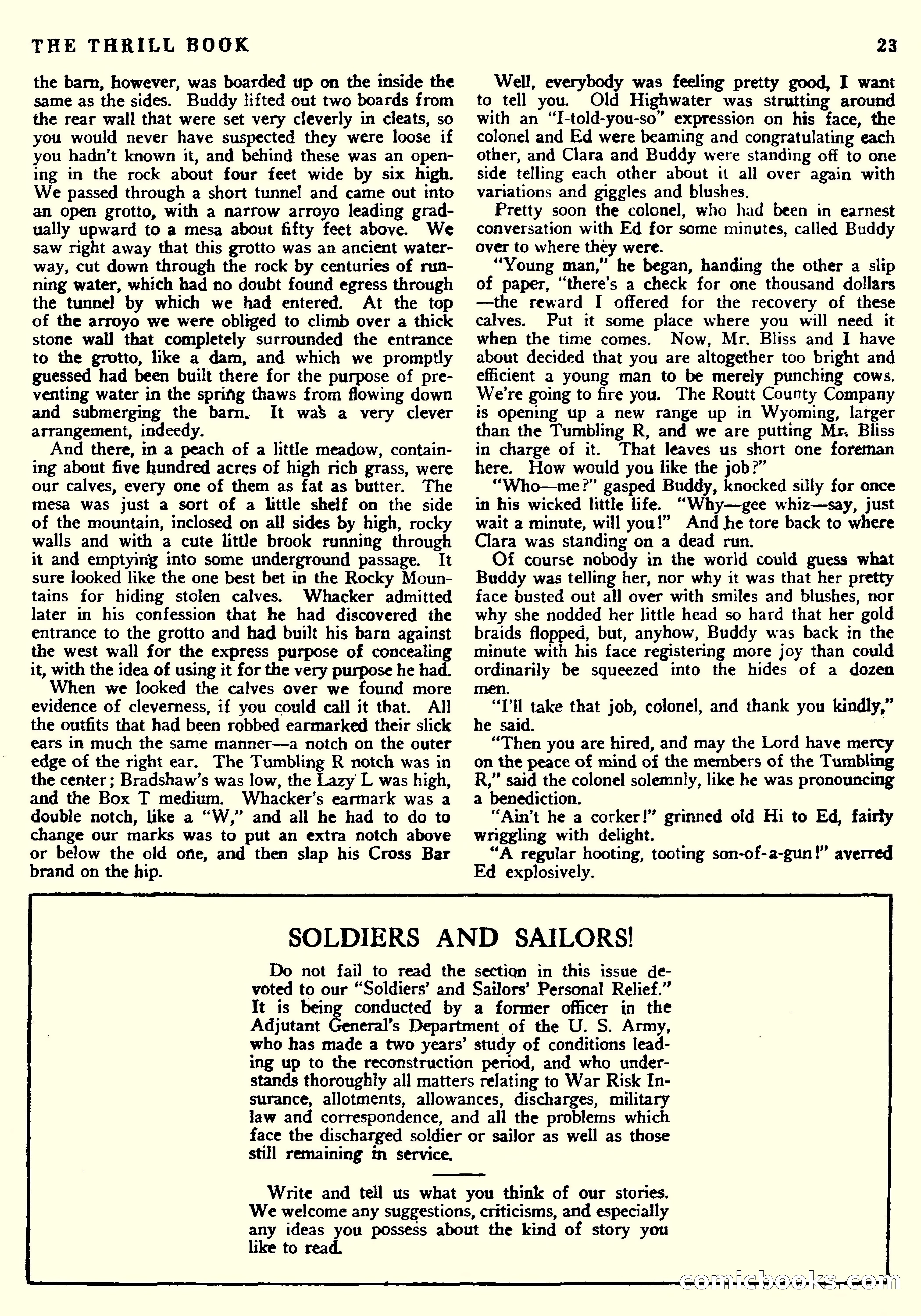 The Thrill Book, Vol. 1, No. 2 — page 25 of 52