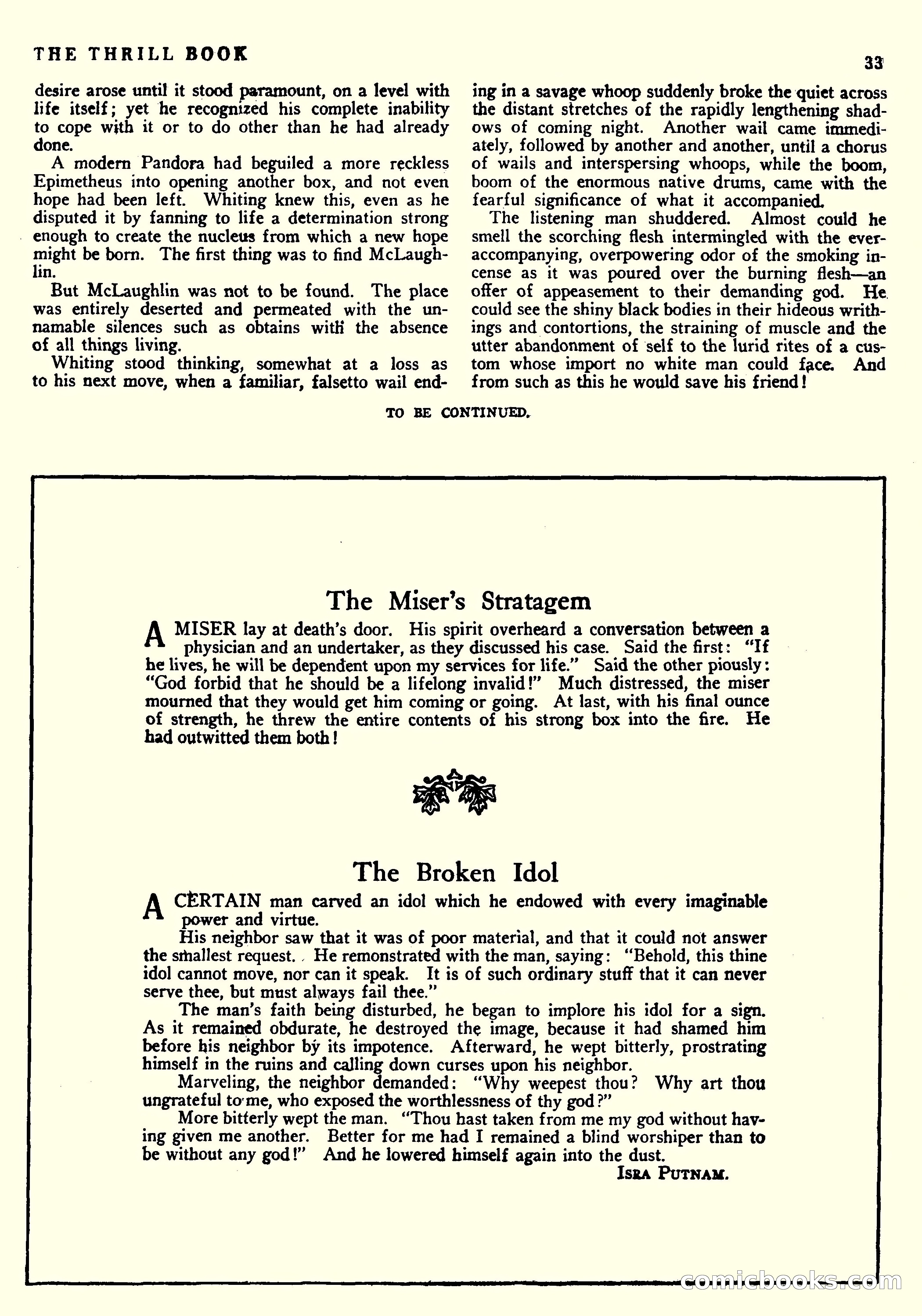 The Thrill Book, Vol. 1, No. 2 — page 35 of 52