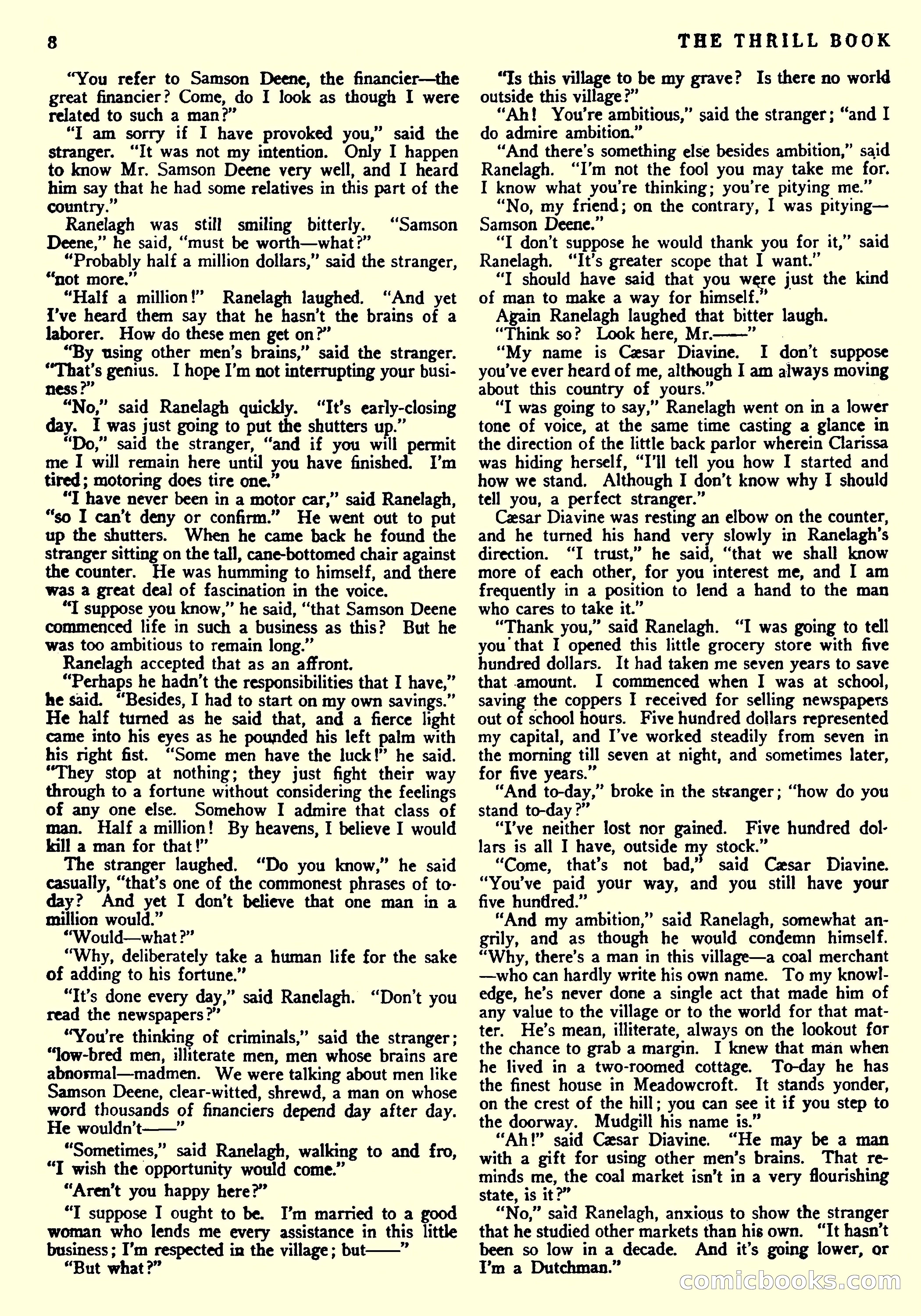 The Thrill Book, Vol. 1, No. 3 — page 10 of 52