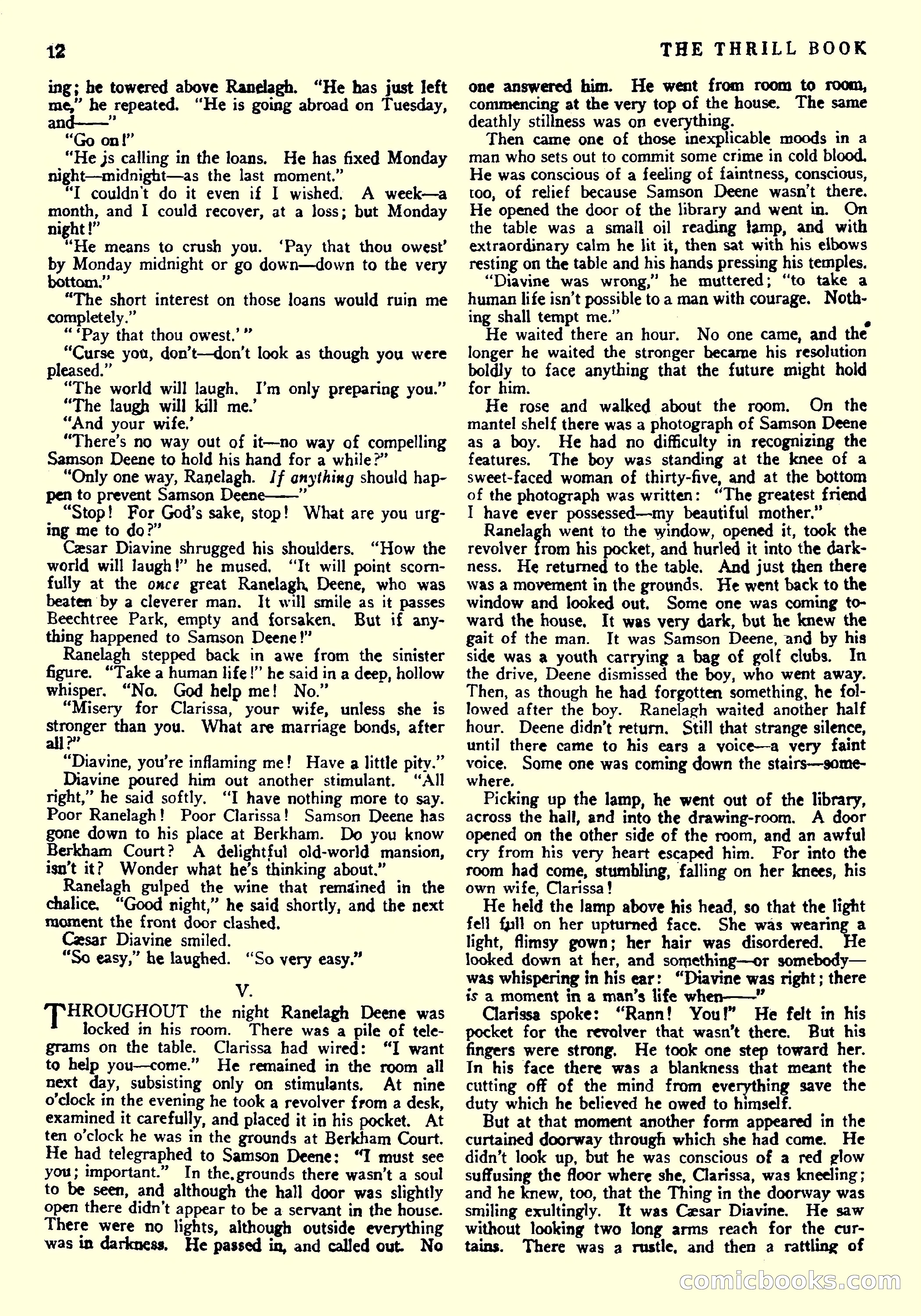 The Thrill Book, Vol. 1, No. 3 — page 14 of 52