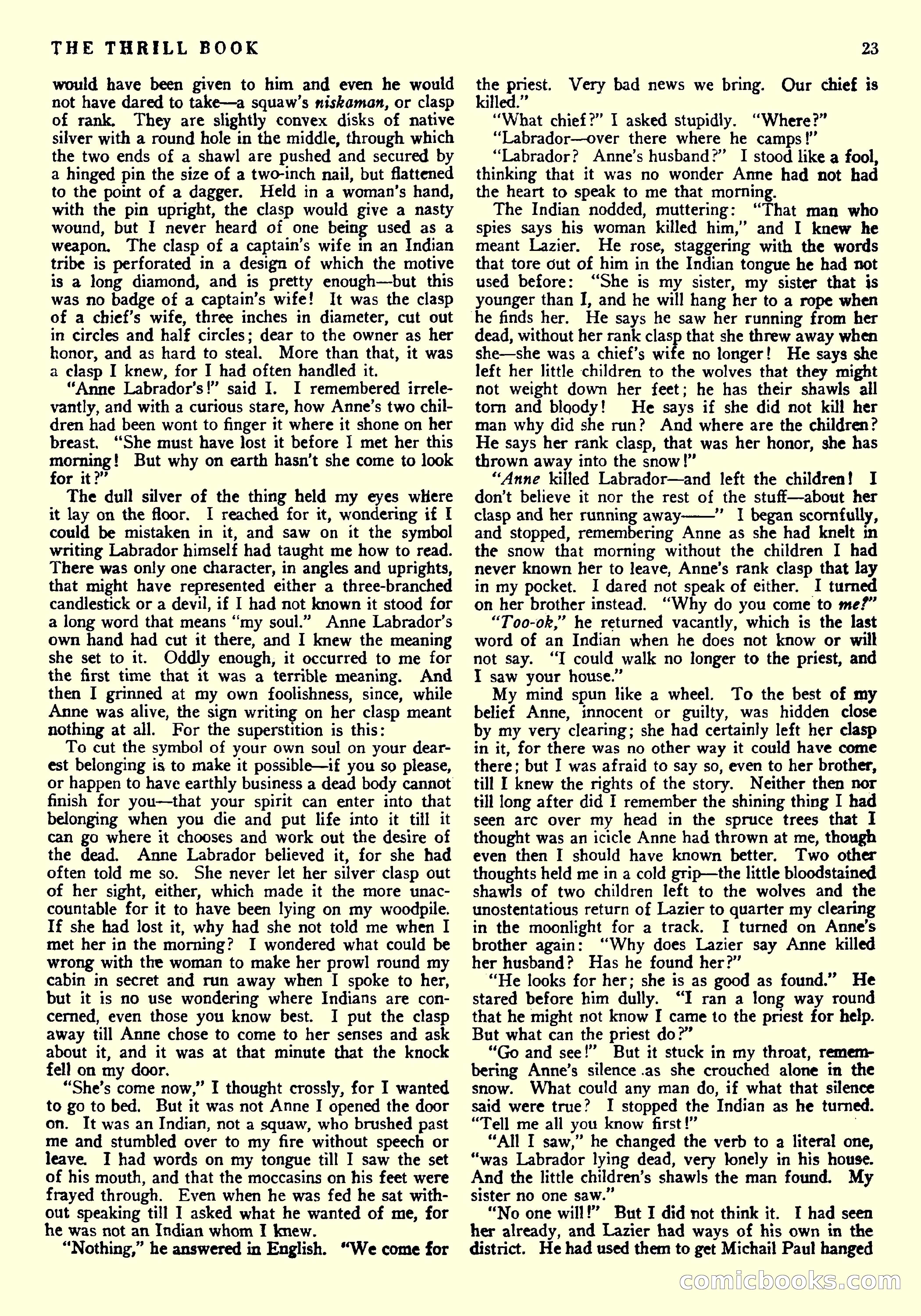 The Thrill Book, Vol. 1, No. 3 — page 25 of 52