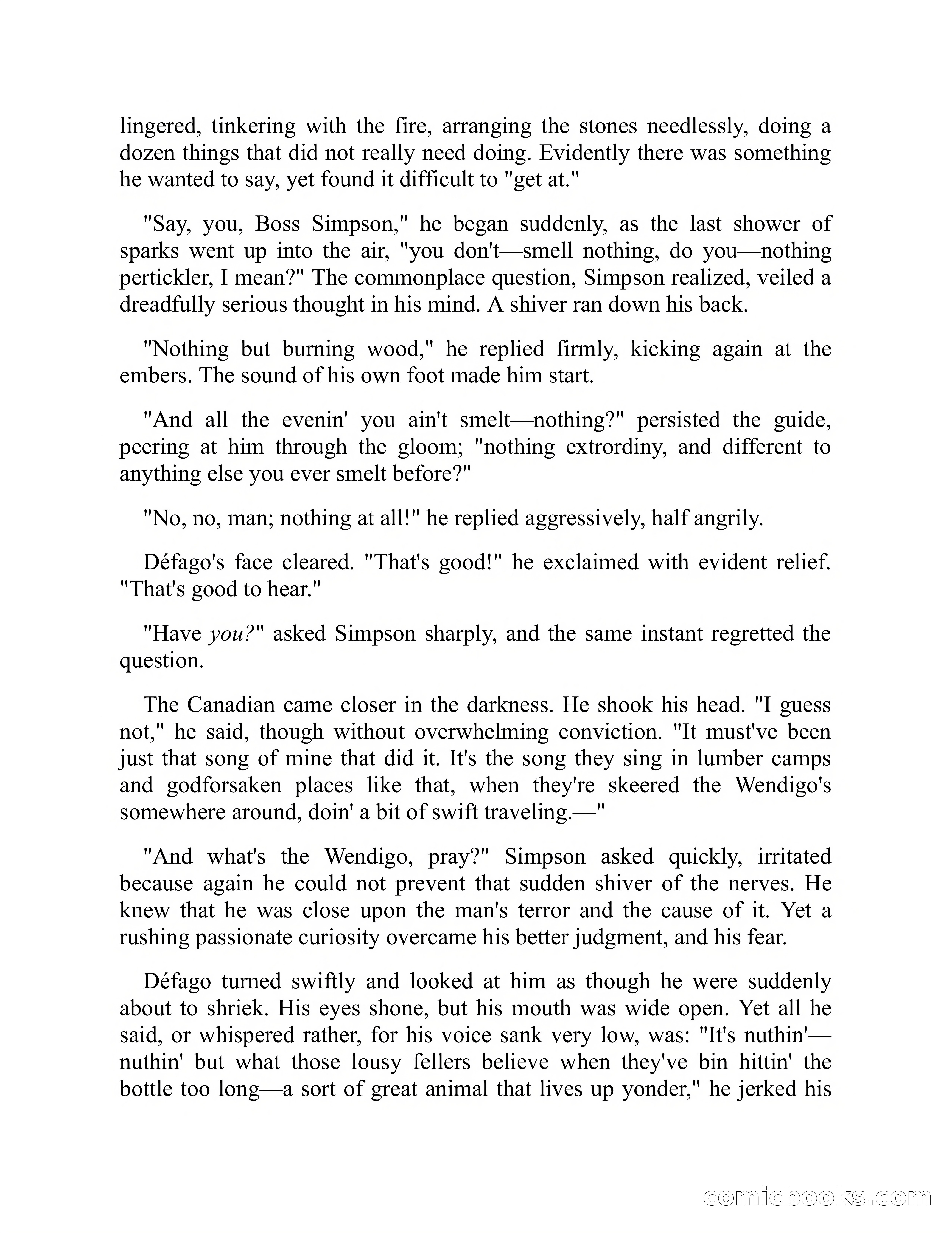 The Wendigo — page 20 of 57