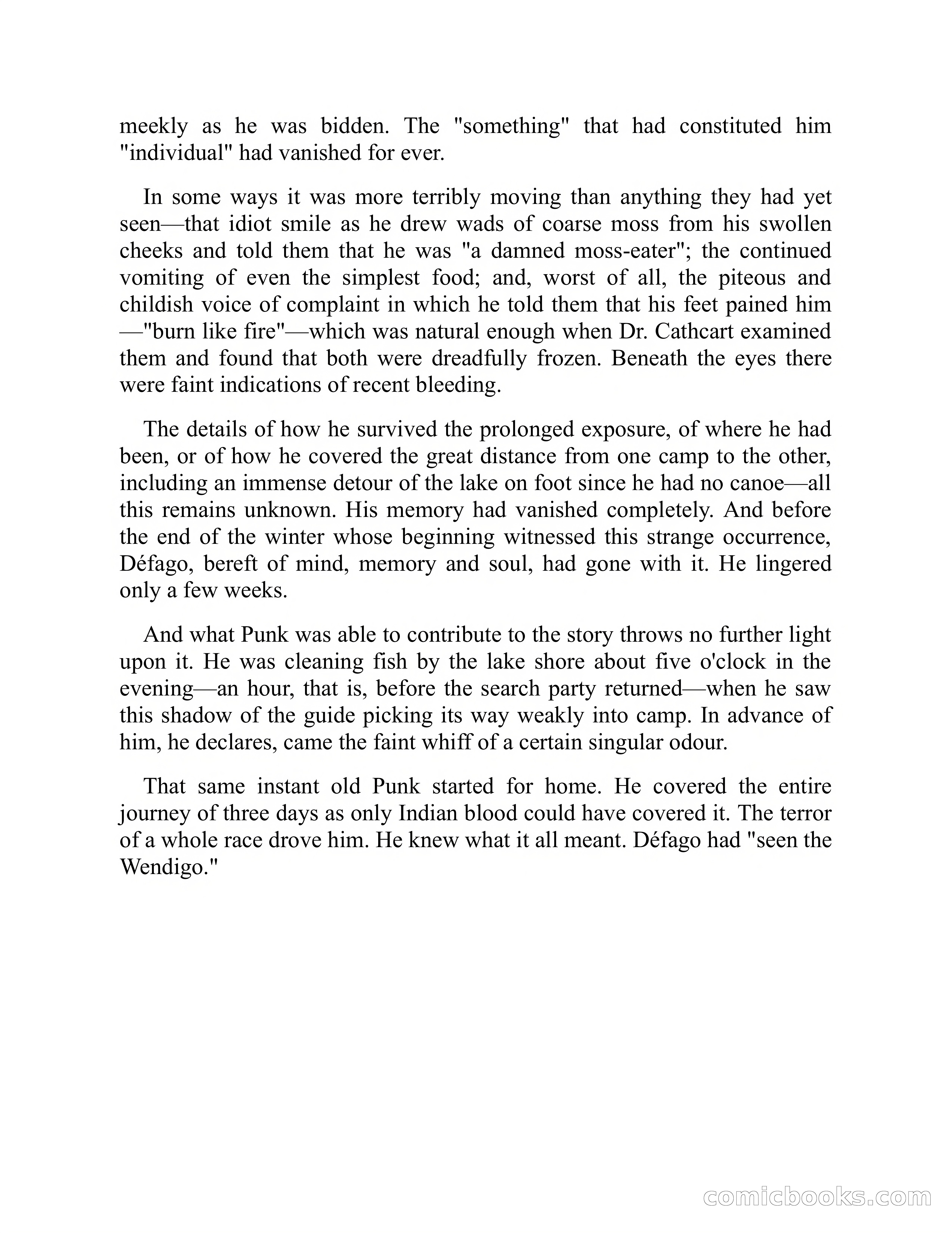 The Wendigo — page 56 of 57