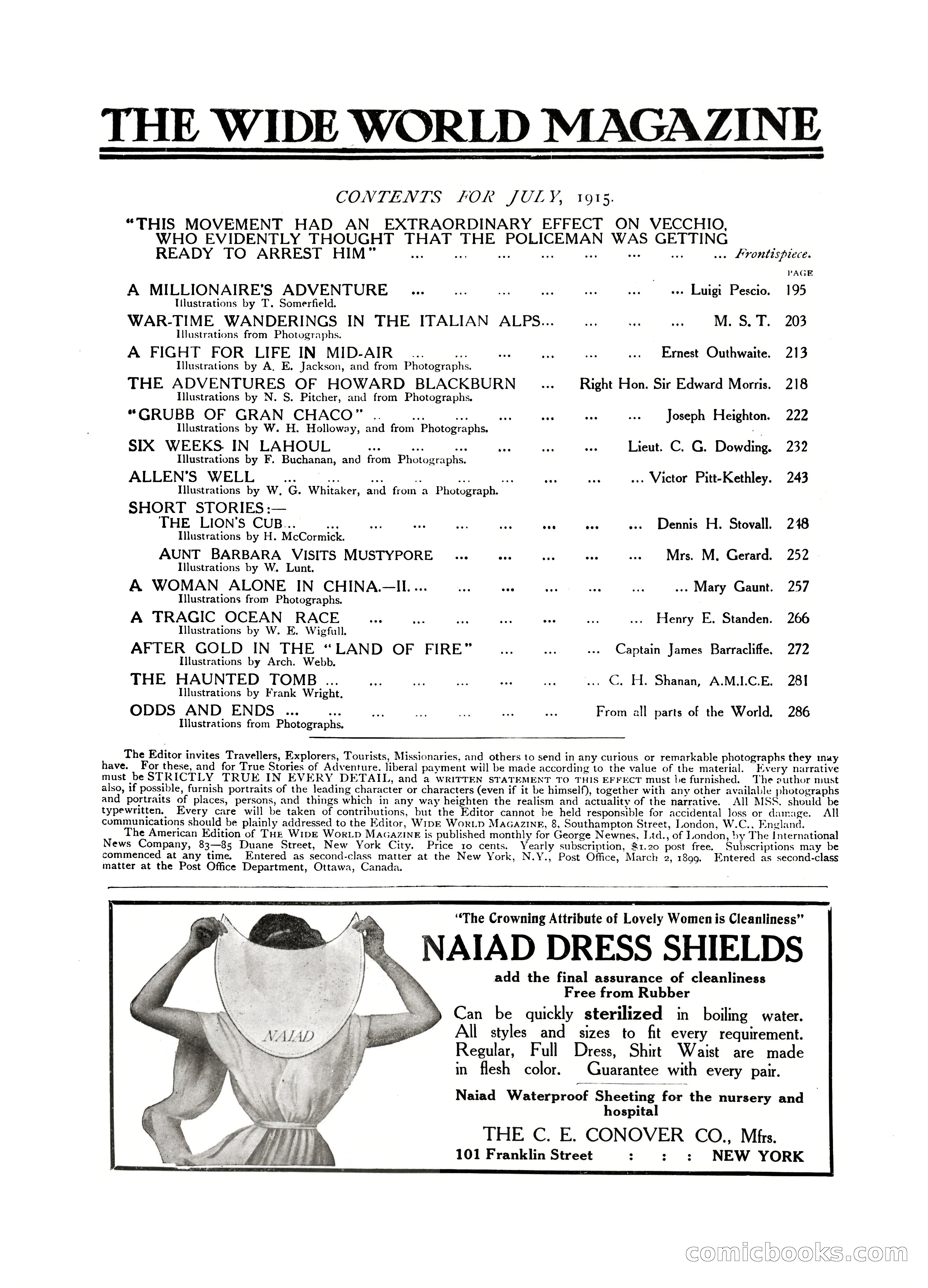 The Wide World, July 1915 — page 3 of 116