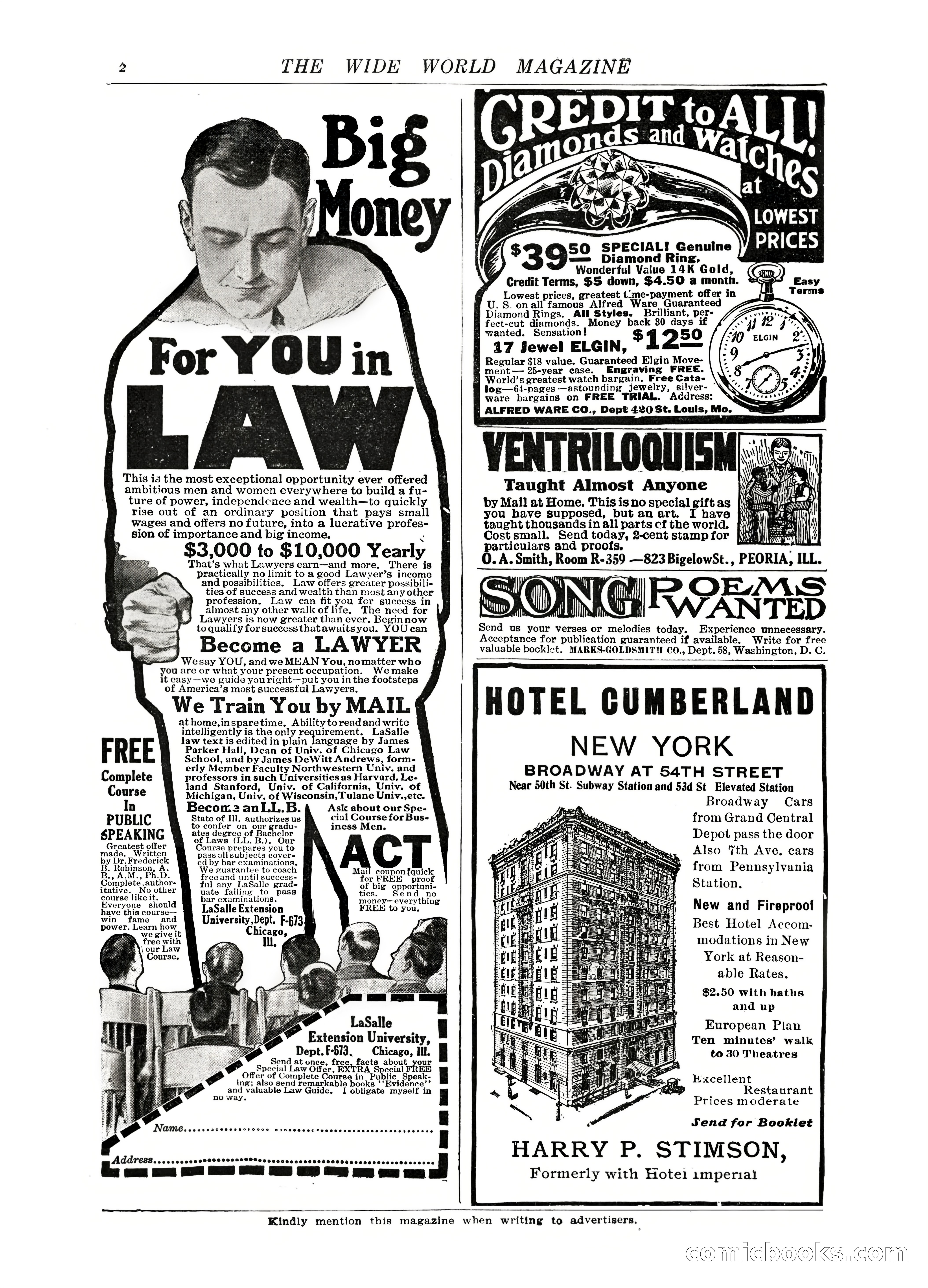 The Wide World, July 1915 — page 4 of 116