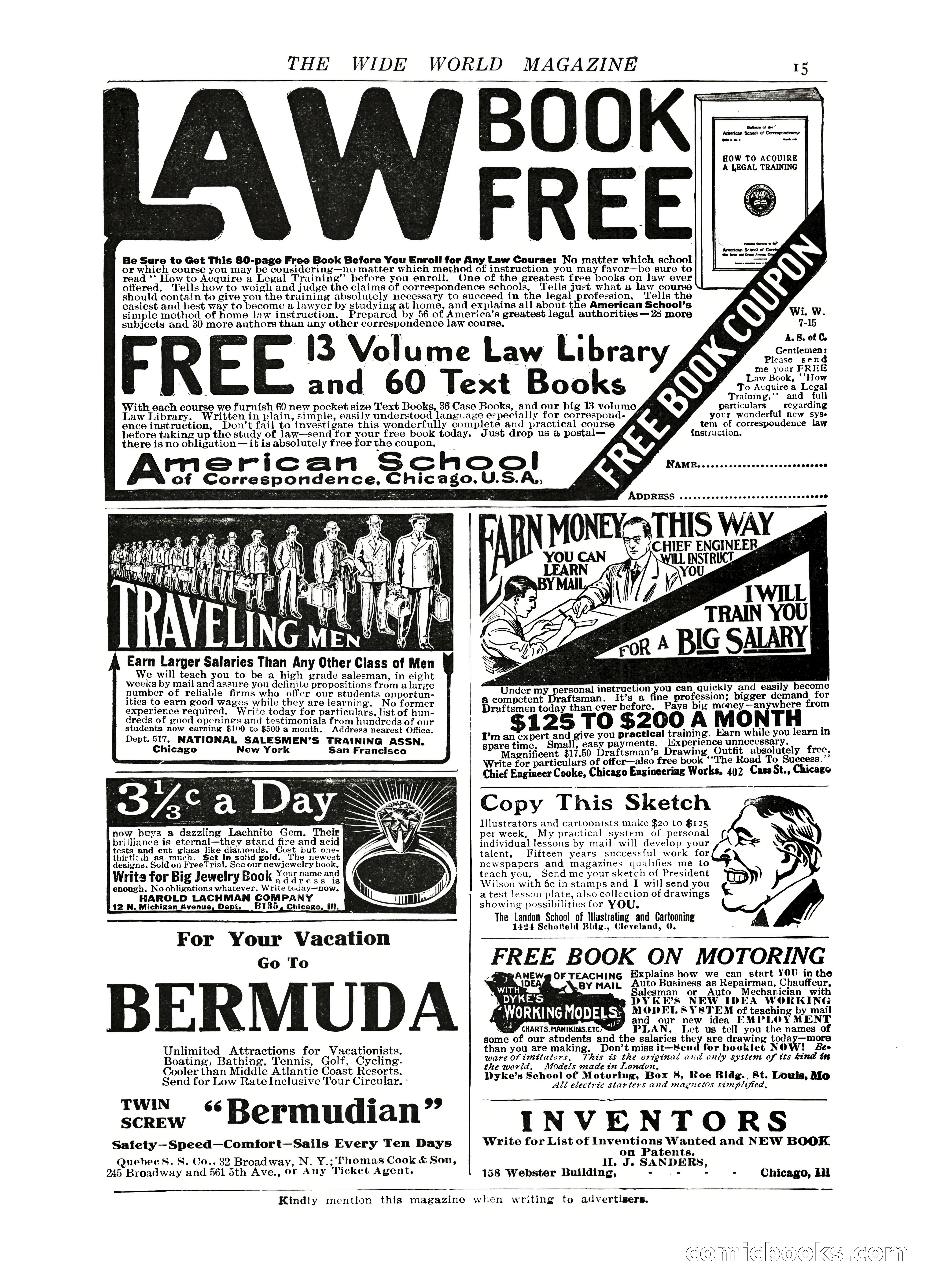 The Wide World, July 1915 — page 113 of 116