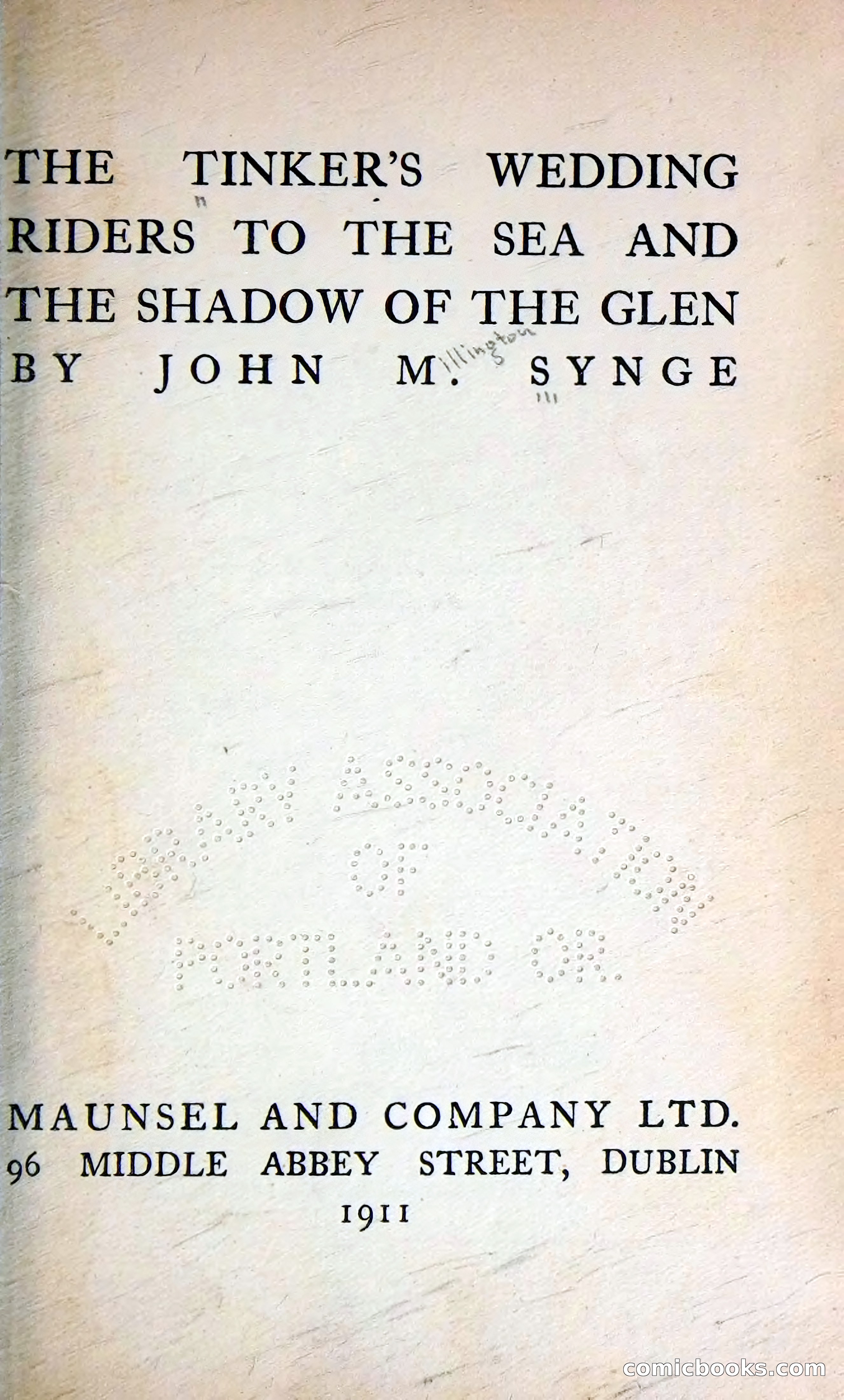 The Tinker's Wedding / Riders to the Sea / The Shadow of the Glen — page 10 of 133