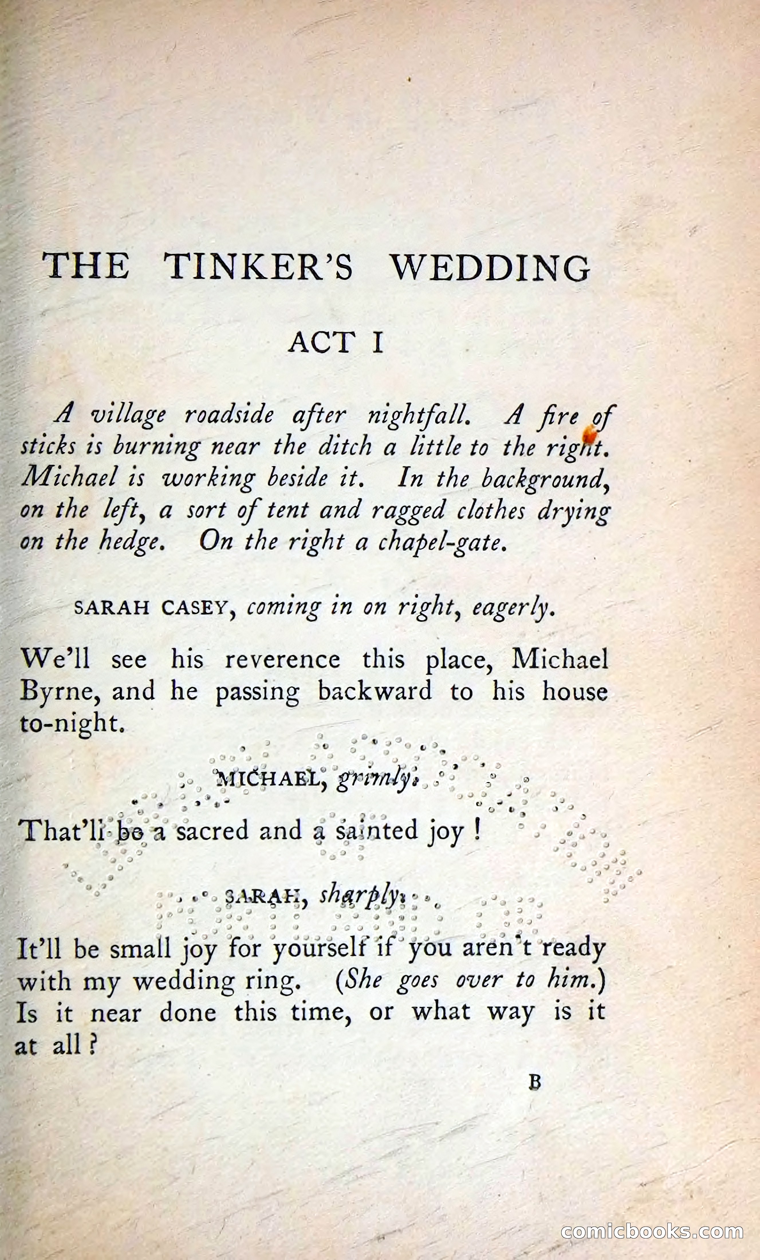 The Tinker's Wedding / Riders to the Sea / The Shadow of the Glen — page 20 of 133