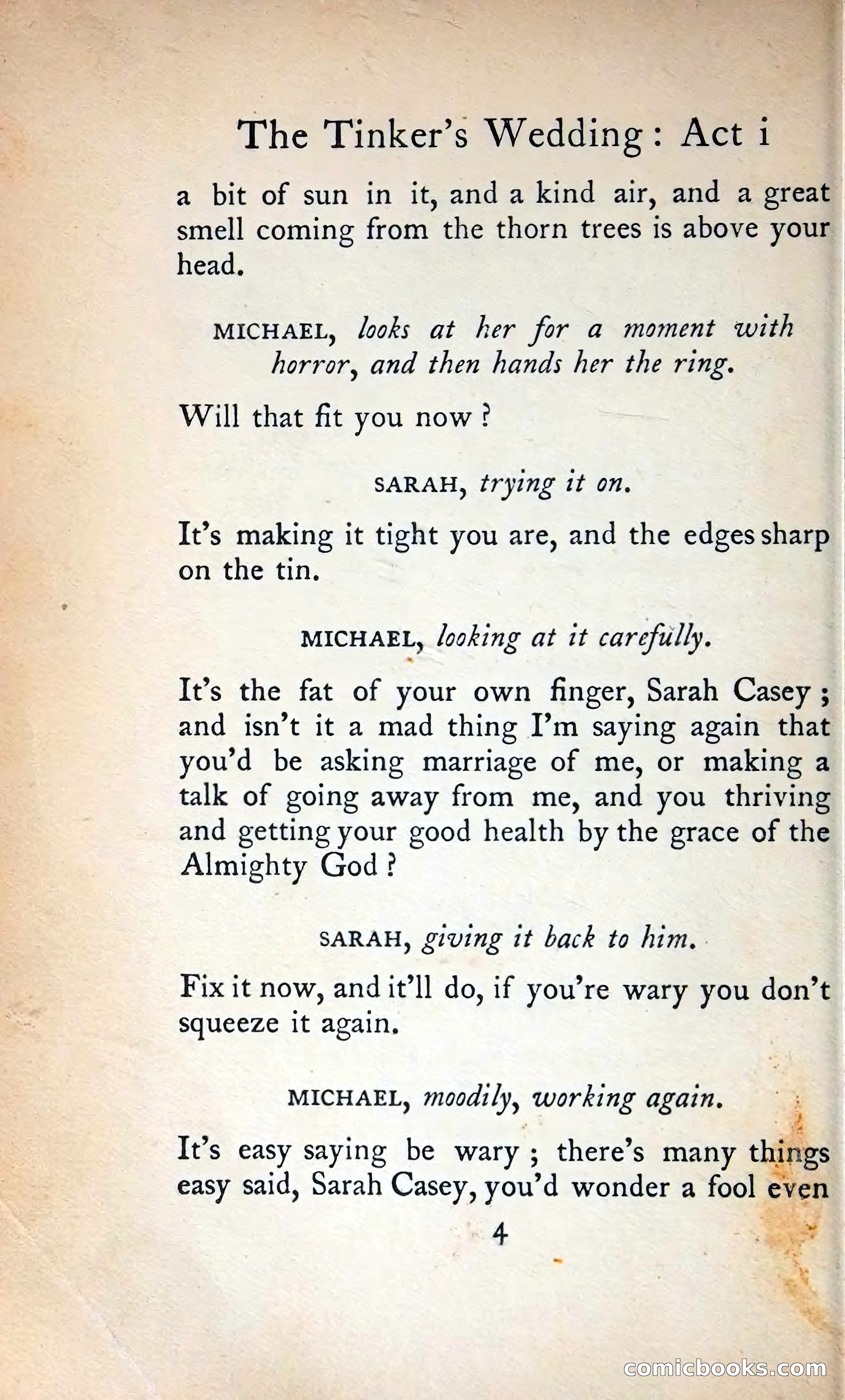The Tinker's Wedding / Riders to the Sea / The Shadow of the Glen — page 23 of 133