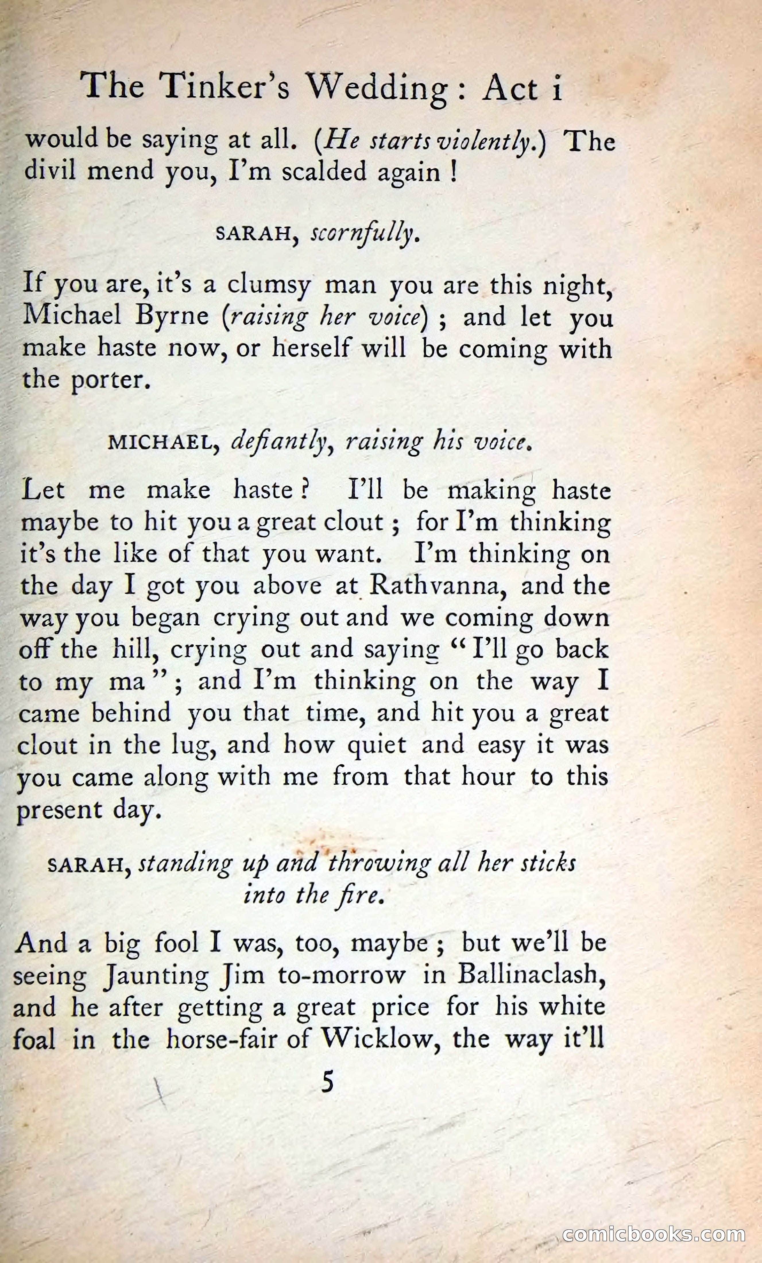 The Tinker's Wedding / Riders to the Sea / The Shadow of the Glen — page 24 of 133