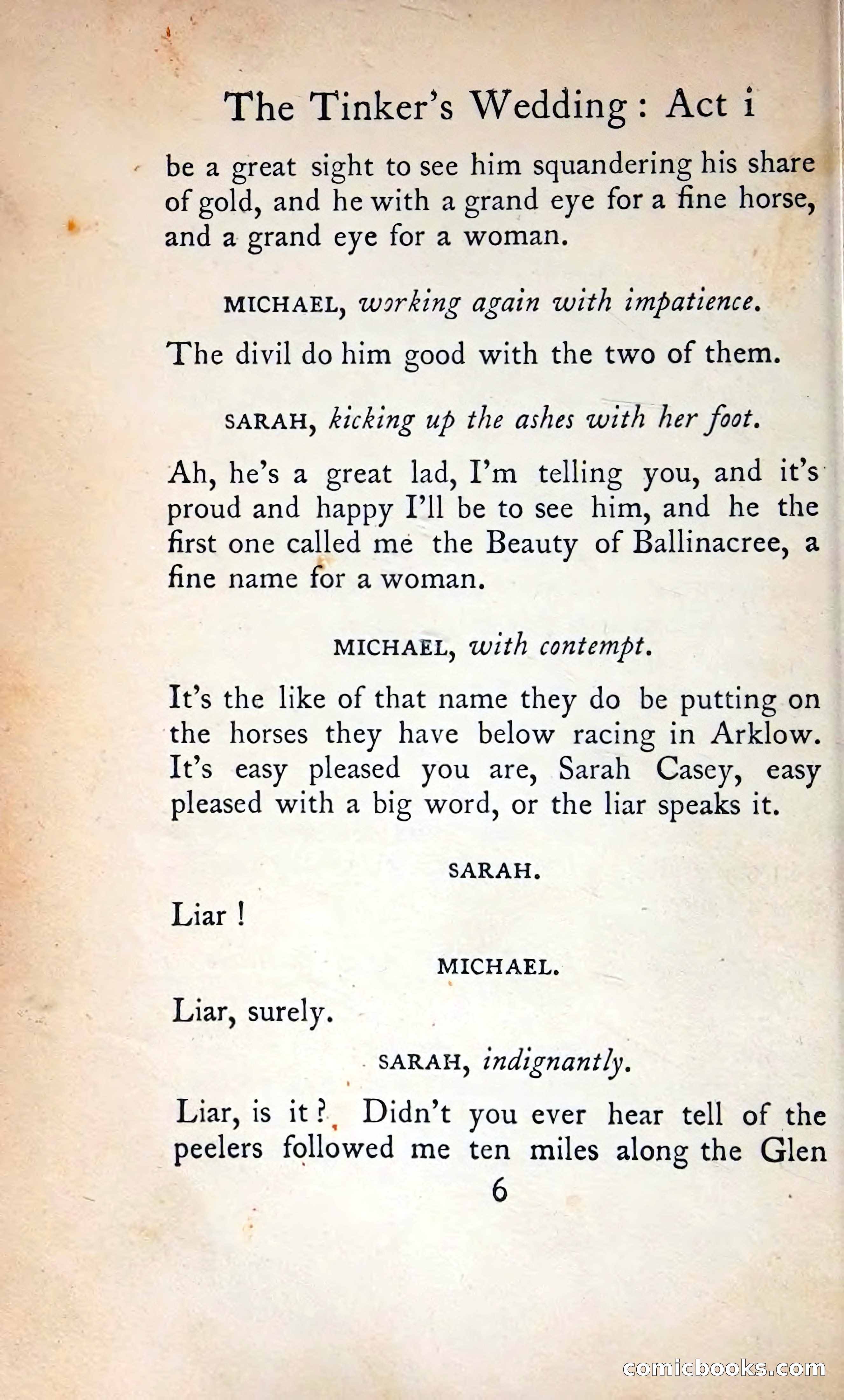 The Tinker's Wedding / Riders to the Sea / The Shadow of the Glen — page 25 of 133