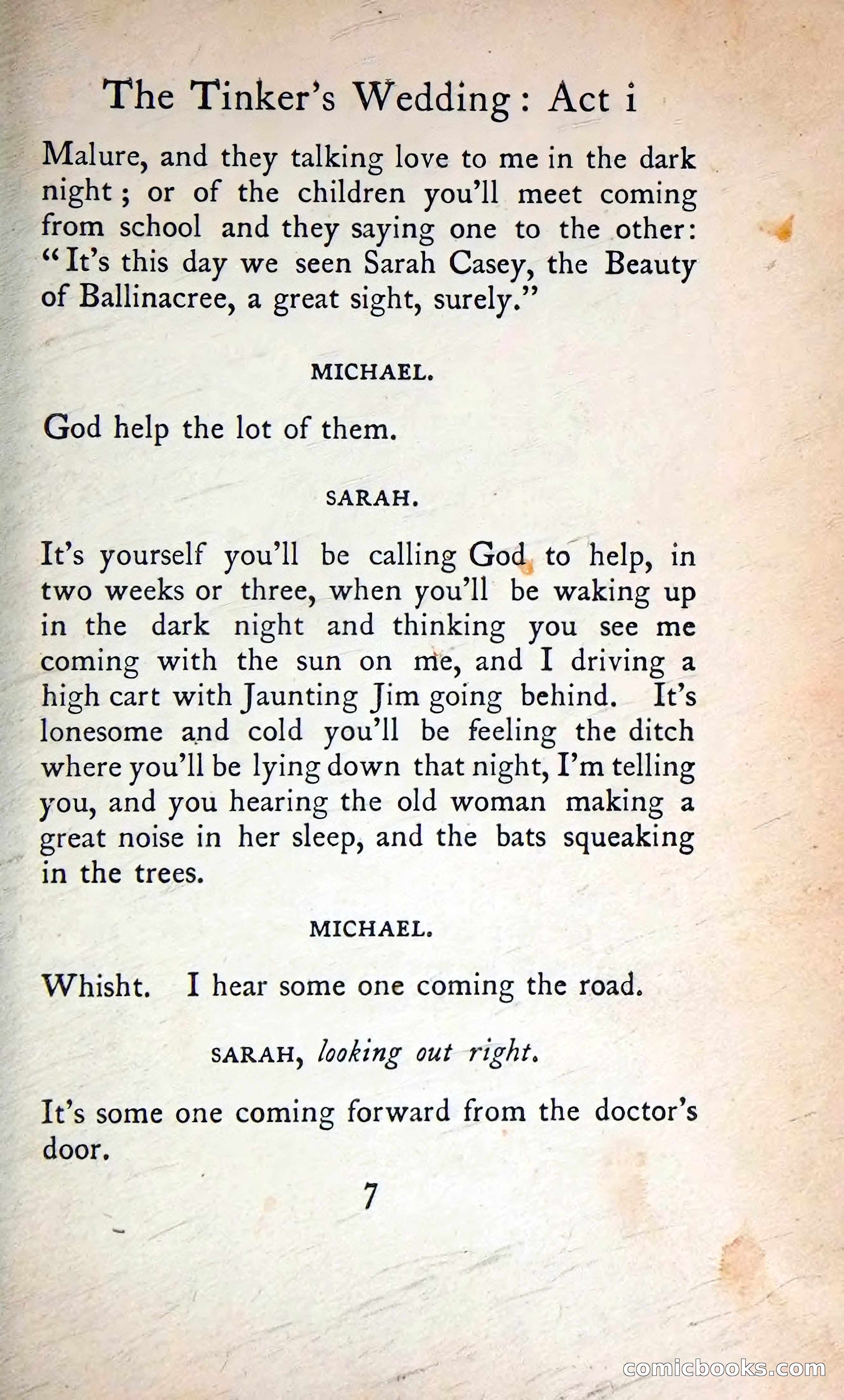 The Tinker's Wedding / Riders to the Sea / The Shadow of the Glen — page 26 of 133