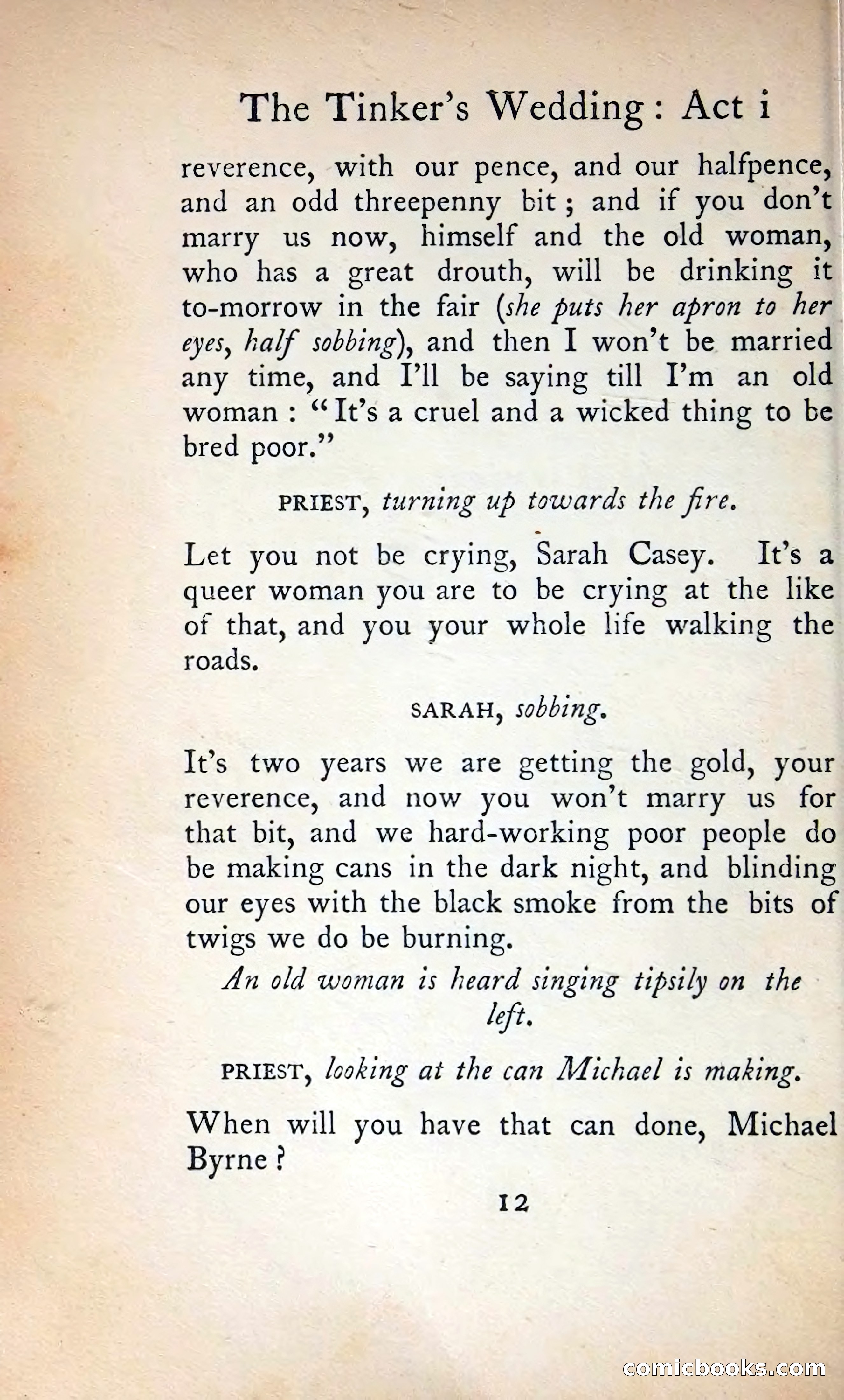 The Tinker's Wedding / Riders to the Sea / The Shadow of the Glen — page 31 of 133