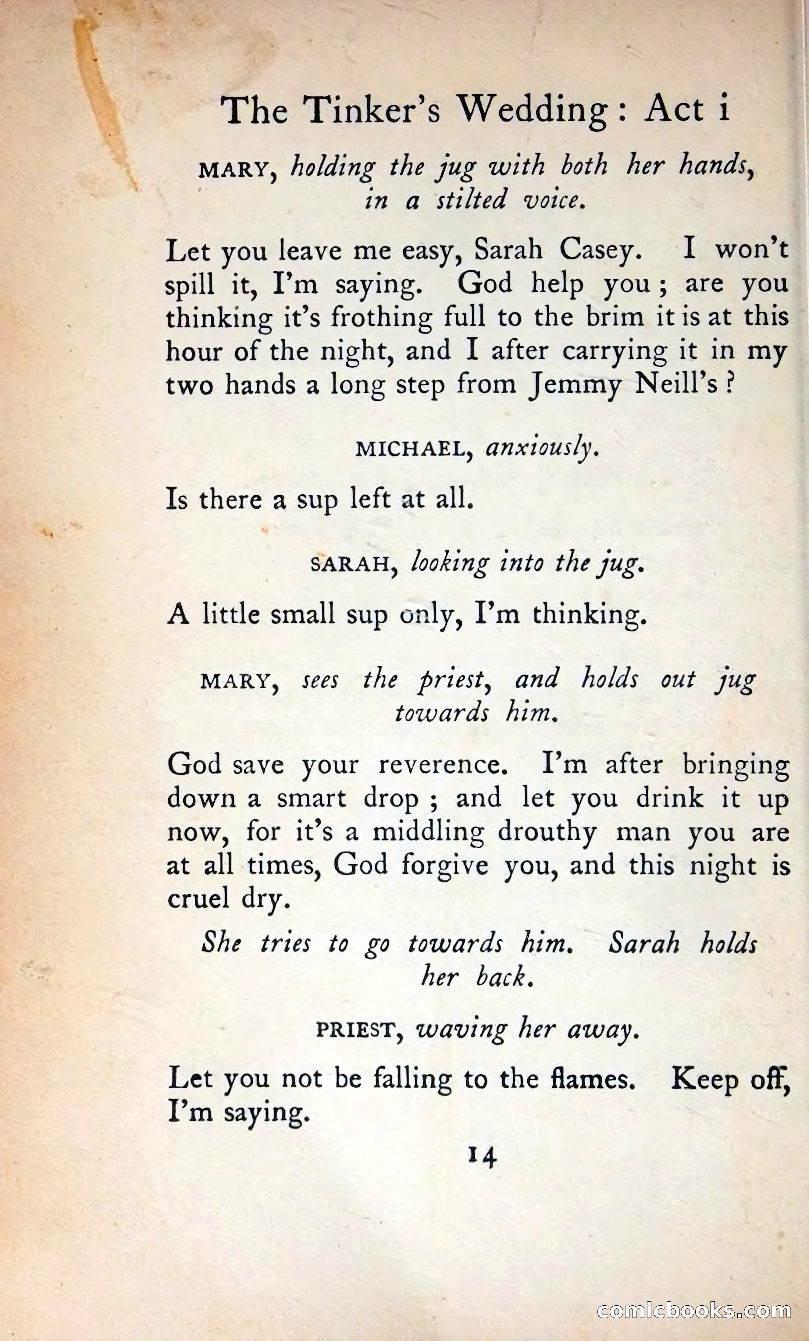 The Tinker's Wedding / Riders to the Sea / The Shadow of the Glen — page 33 of 133
