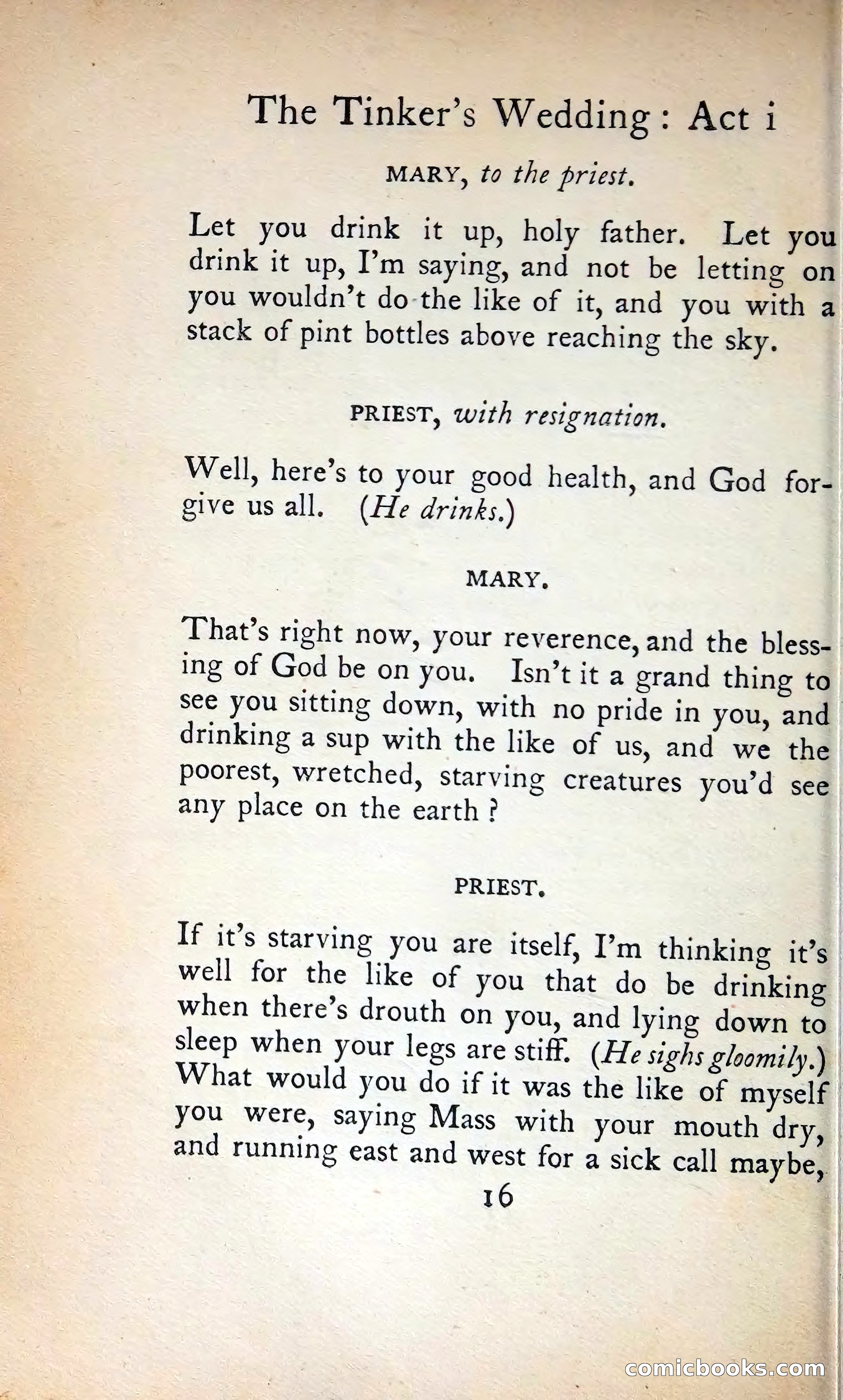 The Tinker's Wedding / Riders to the Sea / The Shadow of the Glen — page 35 of 133