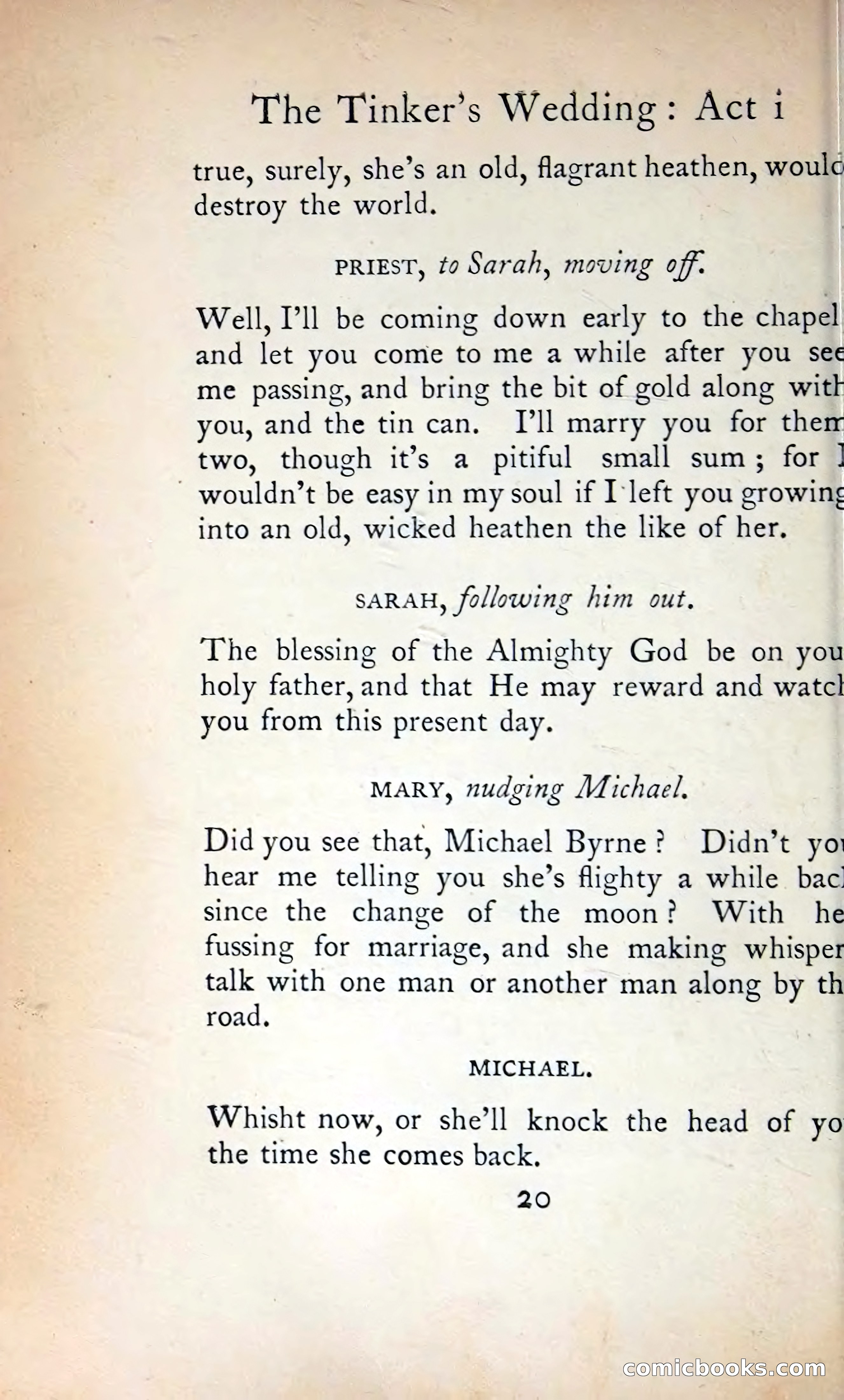 The Tinker's Wedding / Riders to the Sea / The Shadow of the Glen — page 39 of 133
