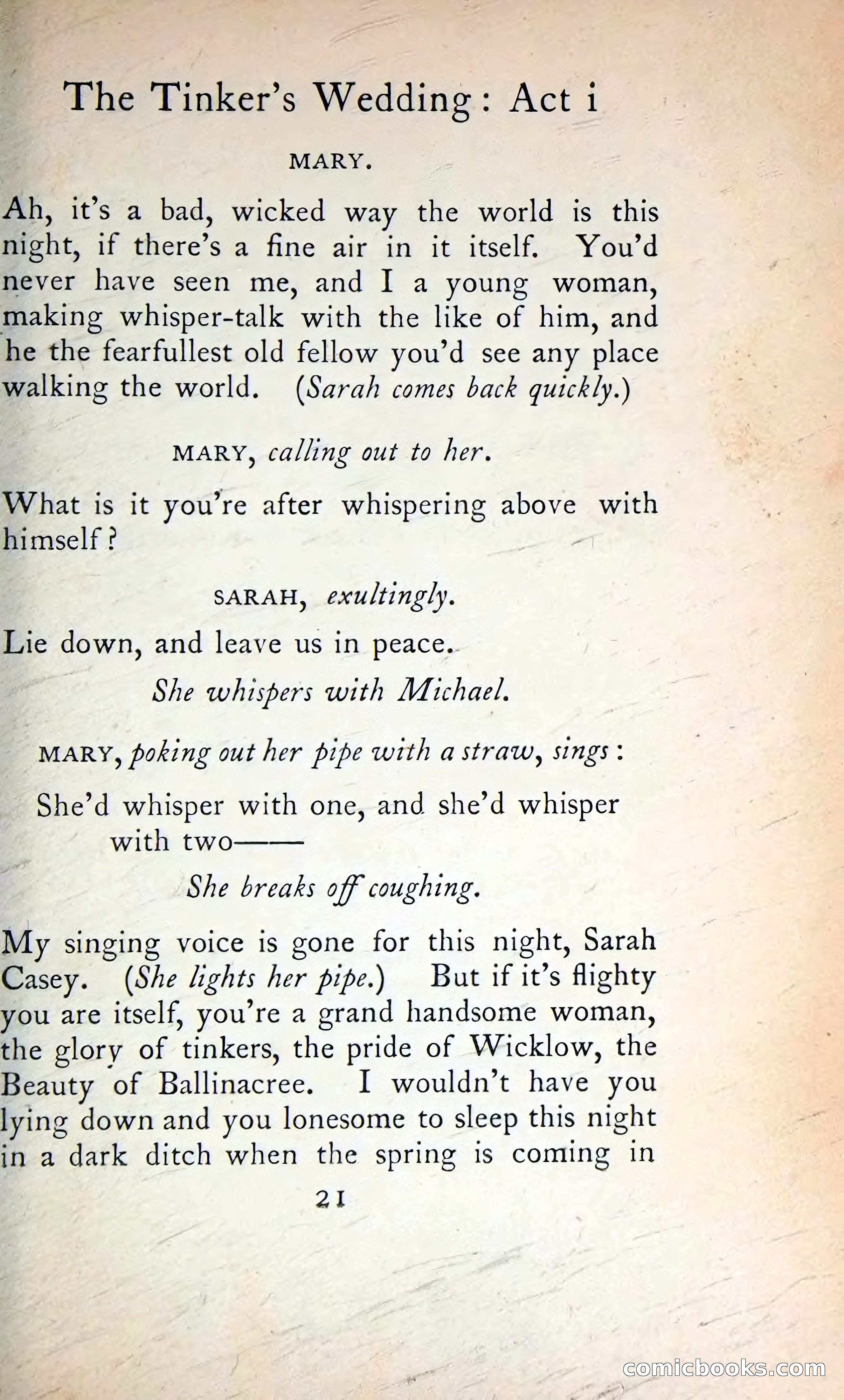 The Tinker's Wedding / Riders to the Sea / The Shadow of the Glen — page 40 of 133