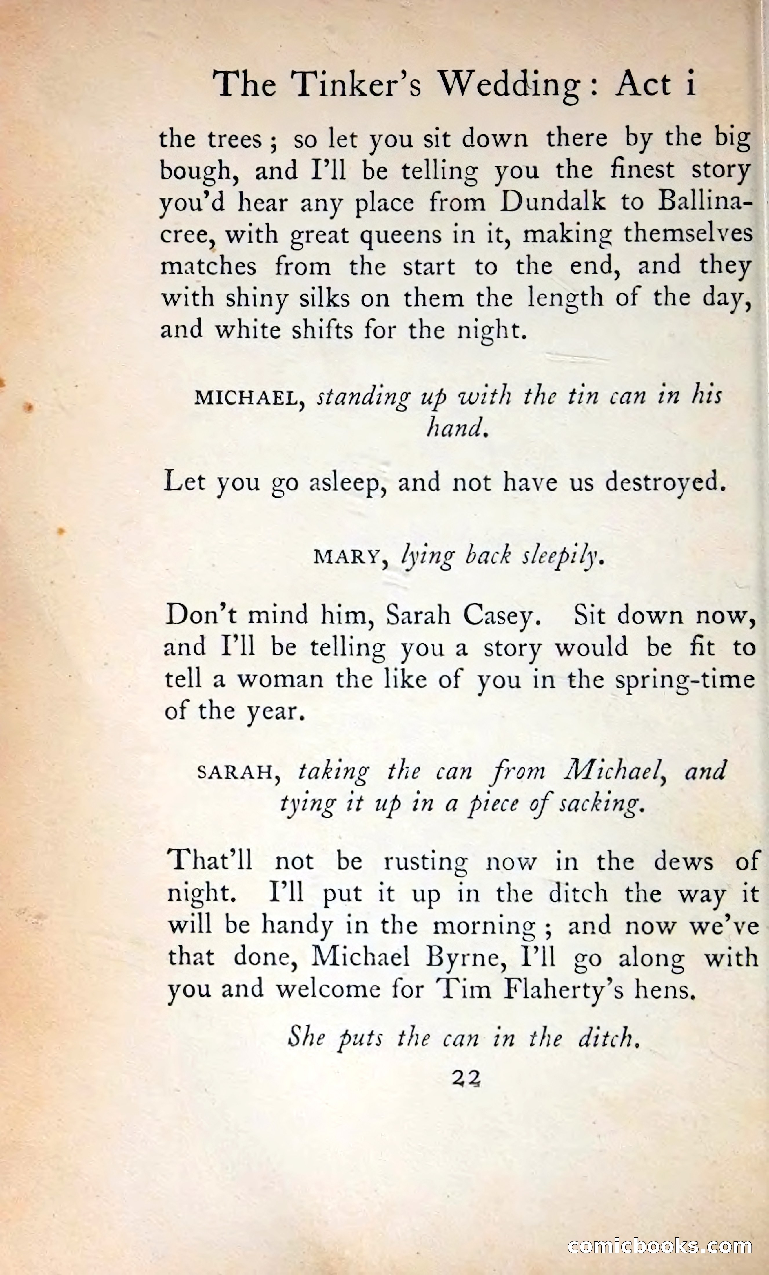 The Tinker's Wedding / Riders to the Sea / The Shadow of the Glen — page 41 of 133
