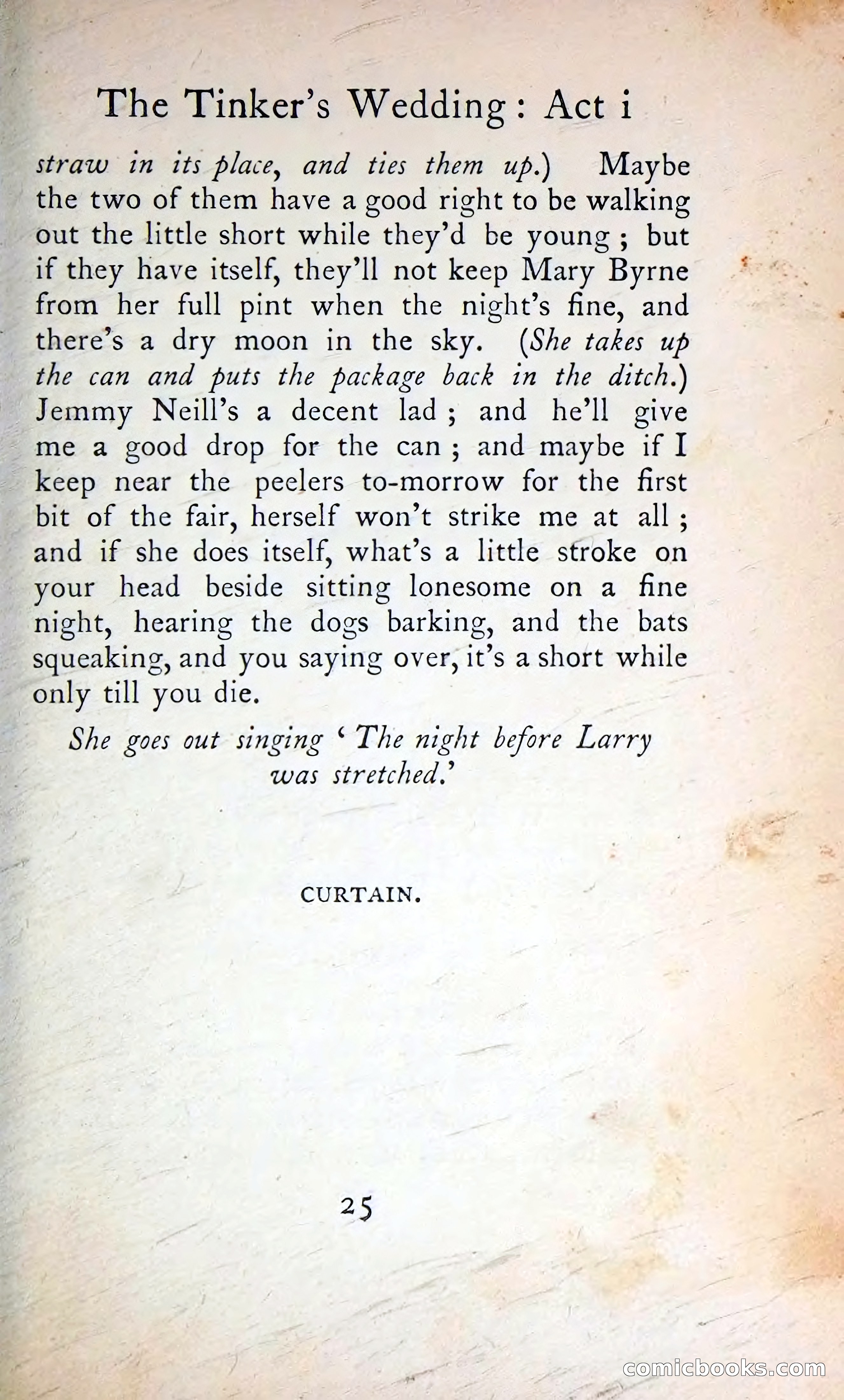 The Tinker's Wedding / Riders to the Sea / The Shadow of the Glen — page 44 of 133