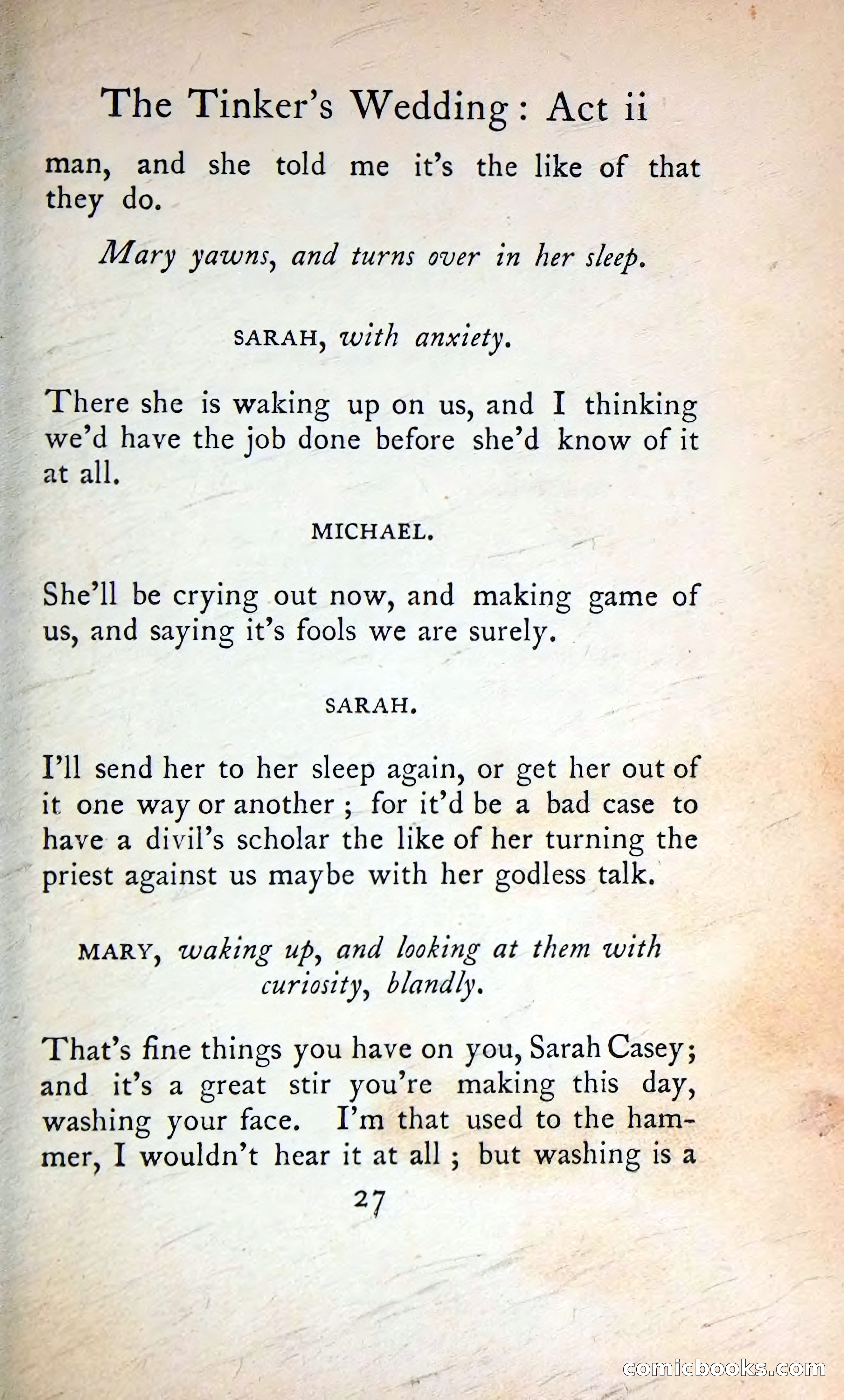 The Tinker's Wedding / Riders to the Sea / The Shadow of the Glen — page 46 of 133