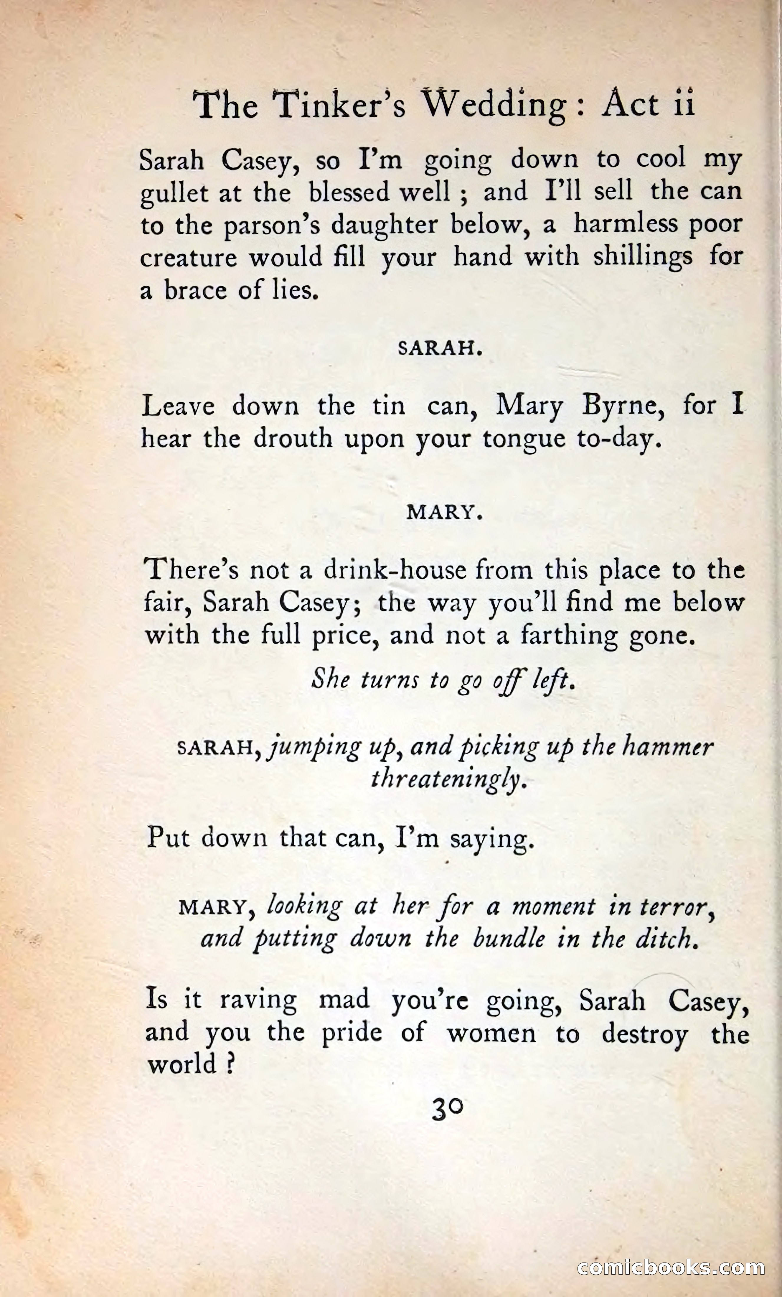 The Tinker's Wedding / Riders to the Sea / The Shadow of the Glen — page 49 of 133