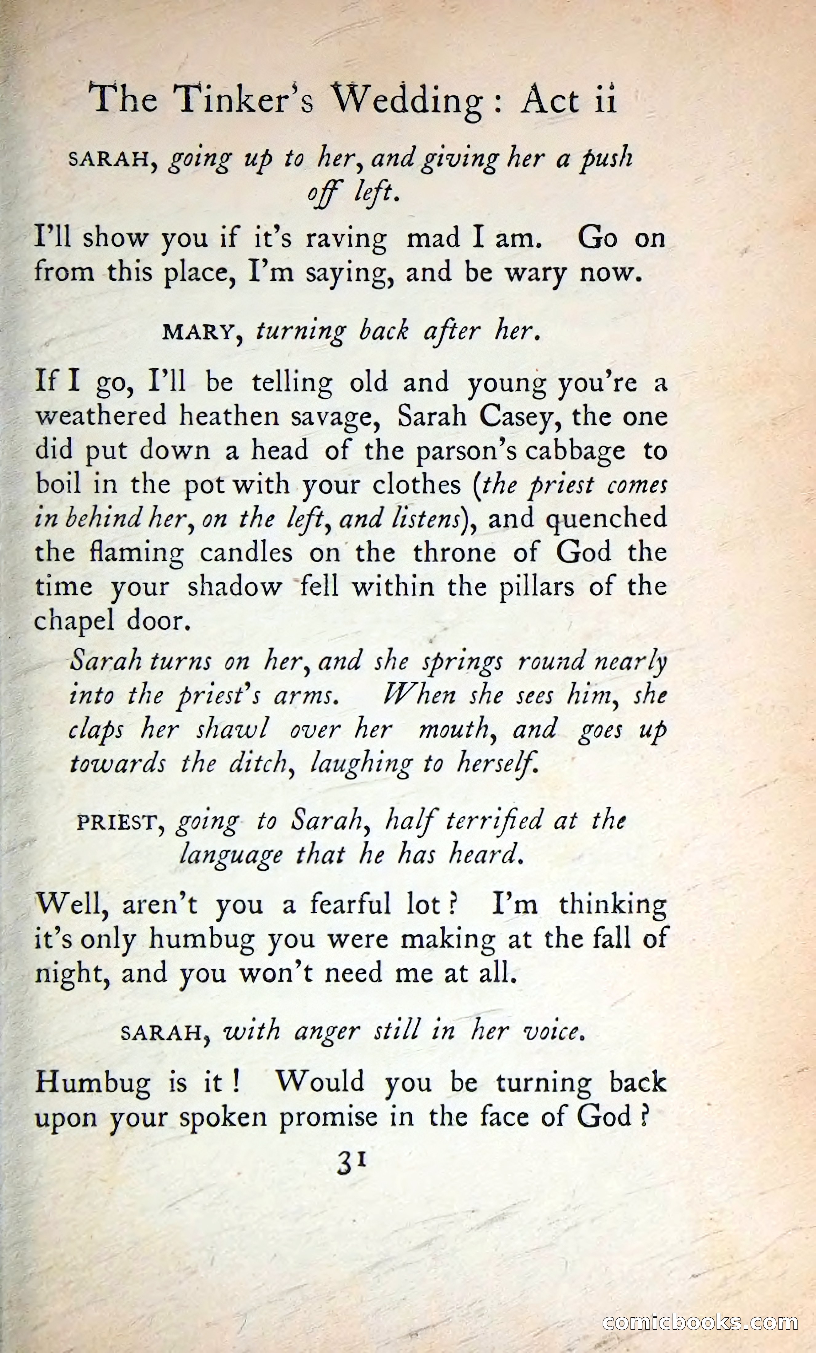 The Tinker's Wedding / Riders to the Sea / The Shadow of the Glen — page 50 of 133