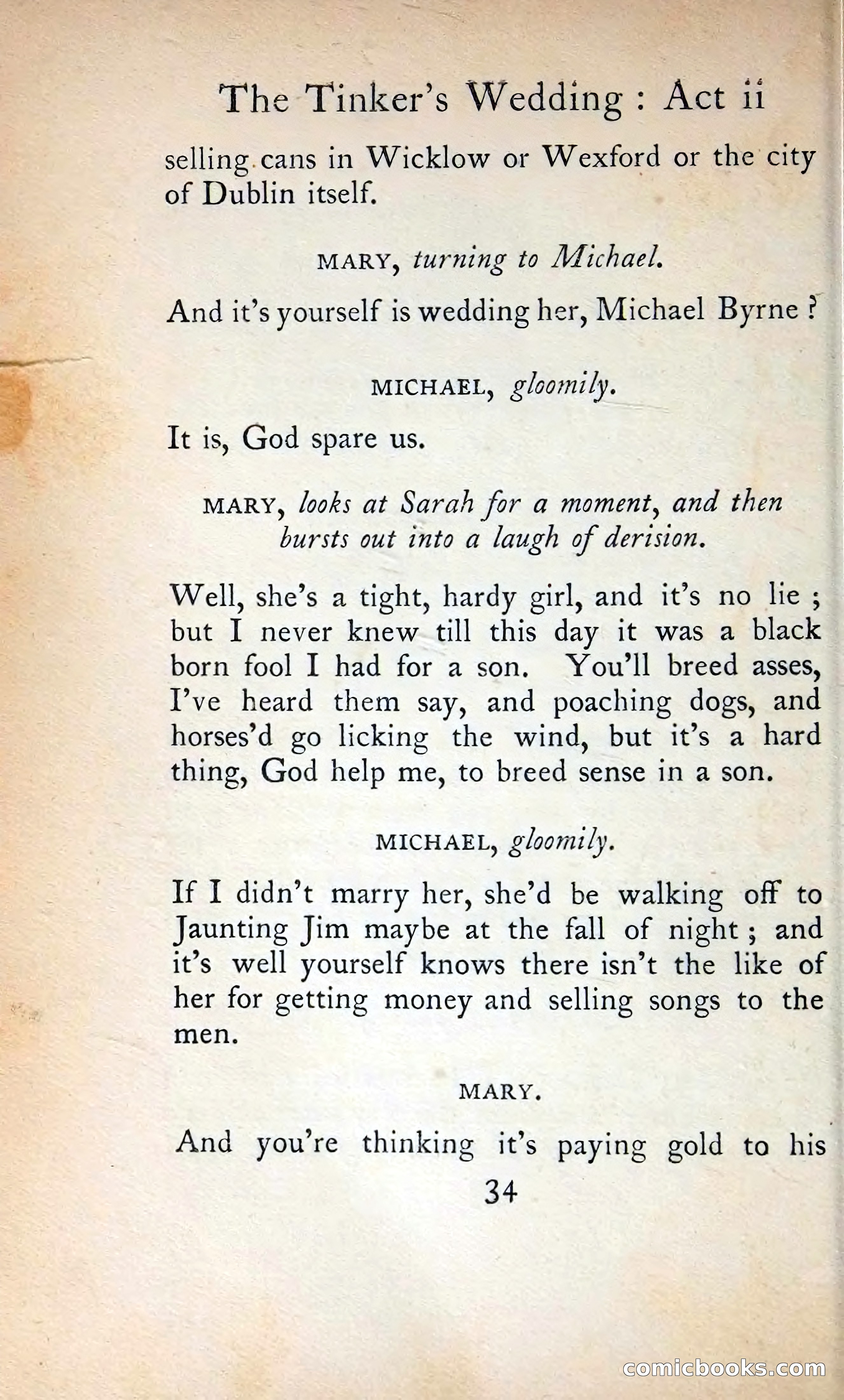The Tinker's Wedding / Riders to the Sea / The Shadow of the Glen — page 53 of 133