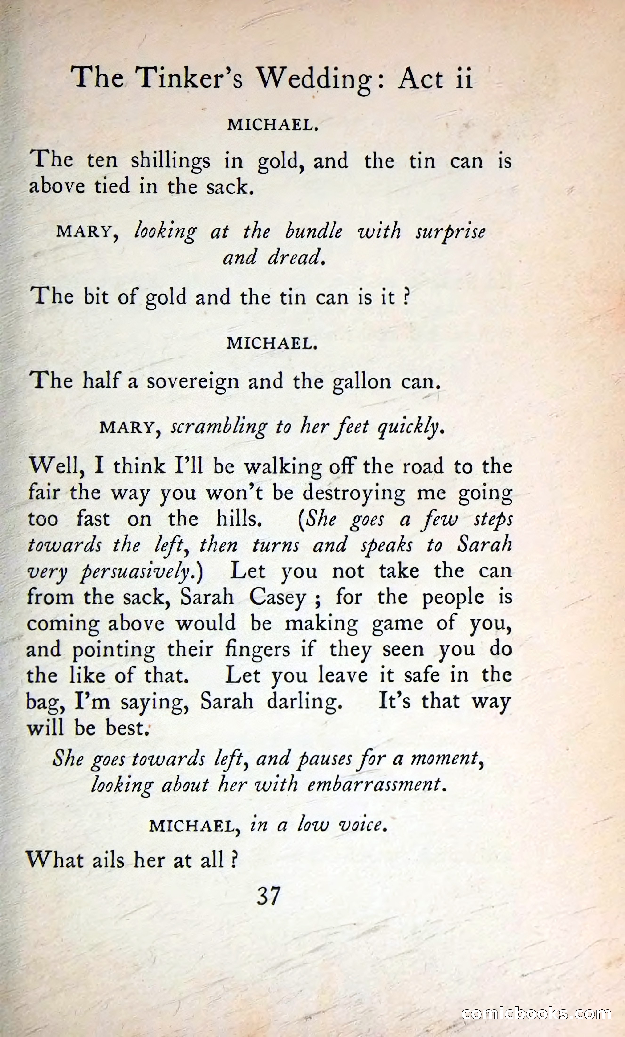 The Tinker's Wedding / Riders to the Sea / The Shadow of the Glen — page 56 of 133