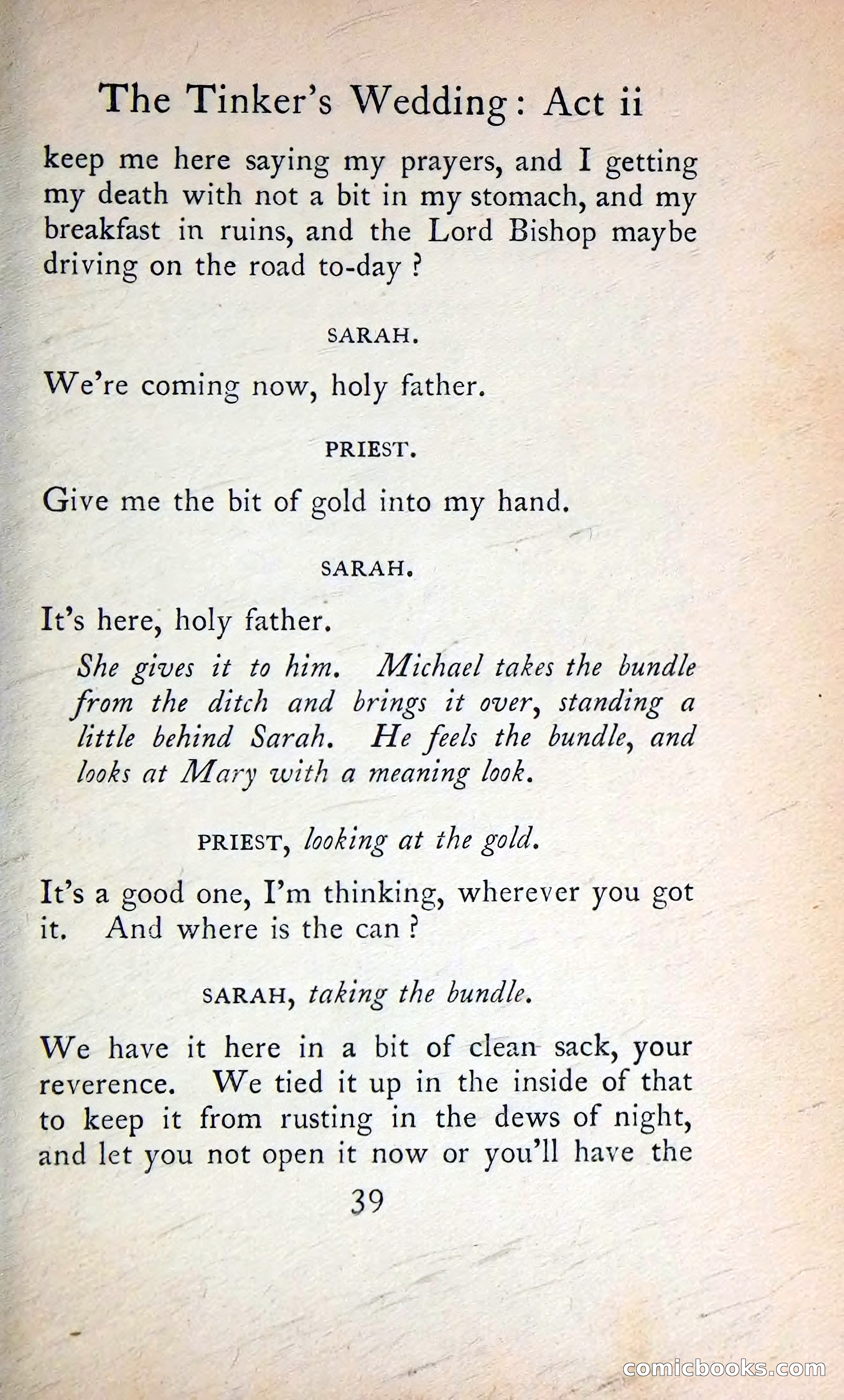 The Tinker's Wedding / Riders to the Sea / The Shadow of the Glen — page 58 of 133