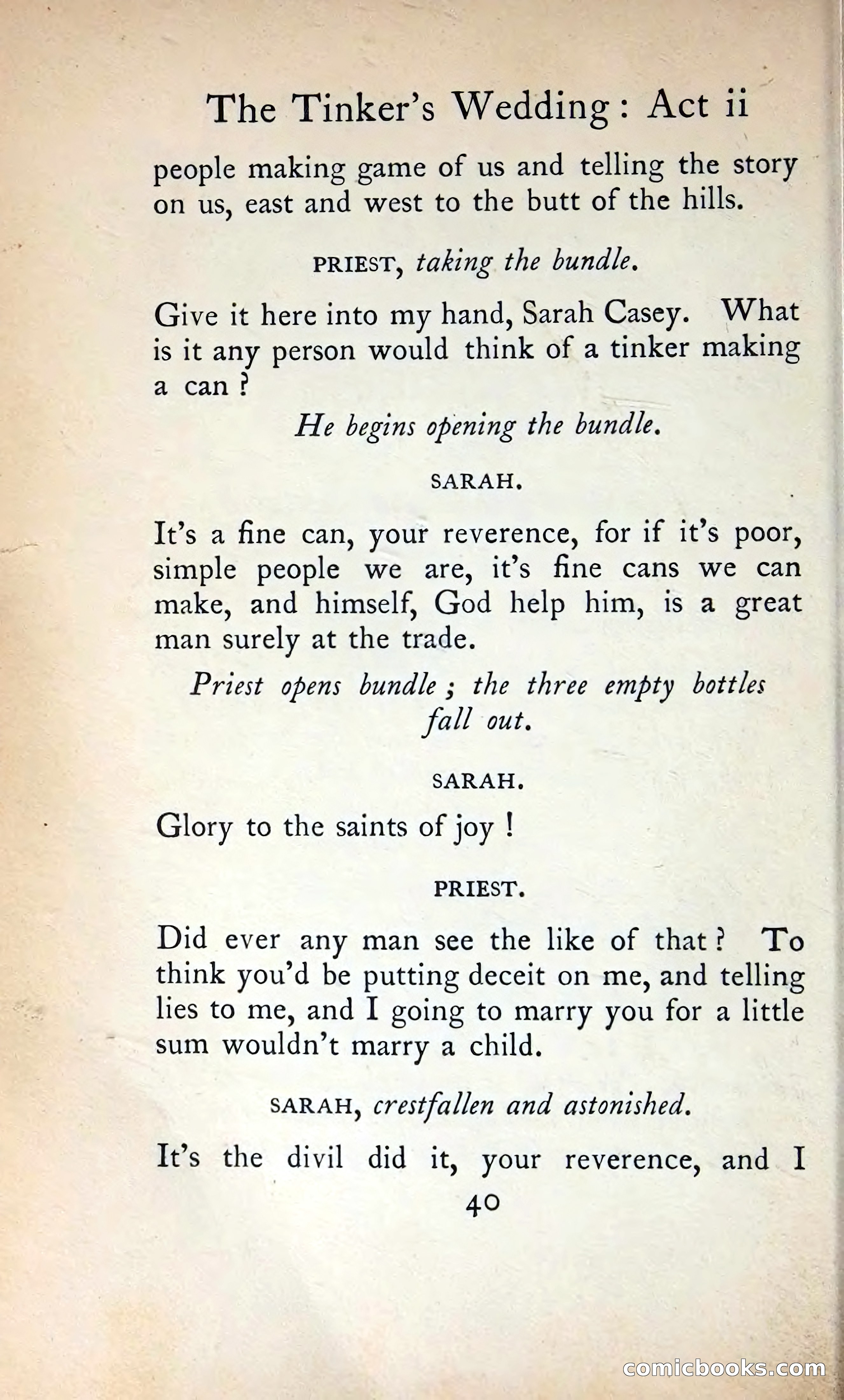 The Tinker's Wedding / Riders to the Sea / The Shadow of the Glen — page 59 of 133