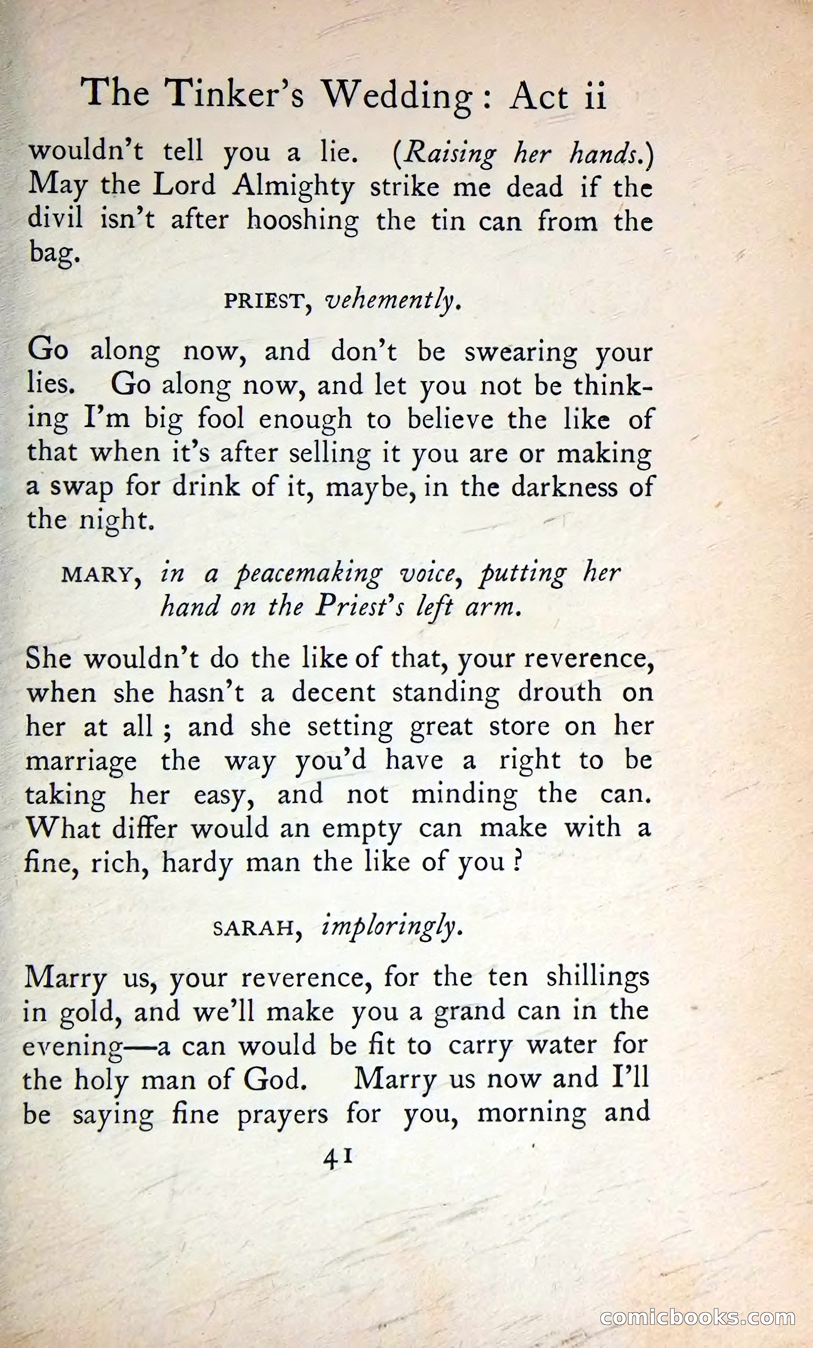 The Tinker's Wedding / Riders to the Sea / The Shadow of the Glen — page 60 of 133